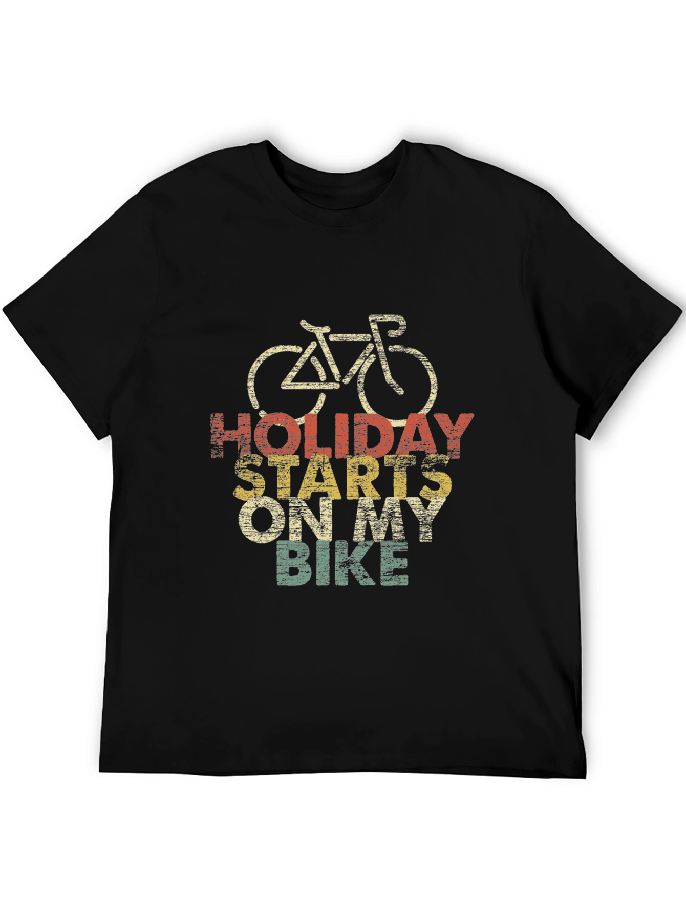 Holiday Starts On My Bike T-Shirt