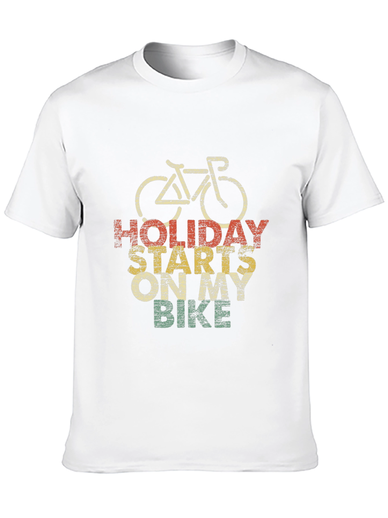 Holiday Starts On My Bike T-Shirt