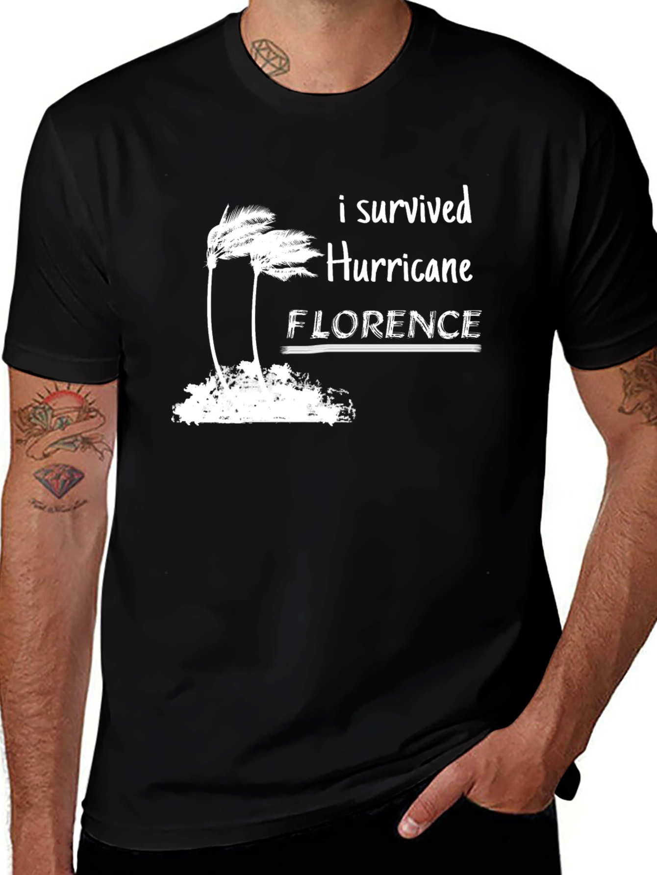 I Survived Hurricane Florence Graphic Tee