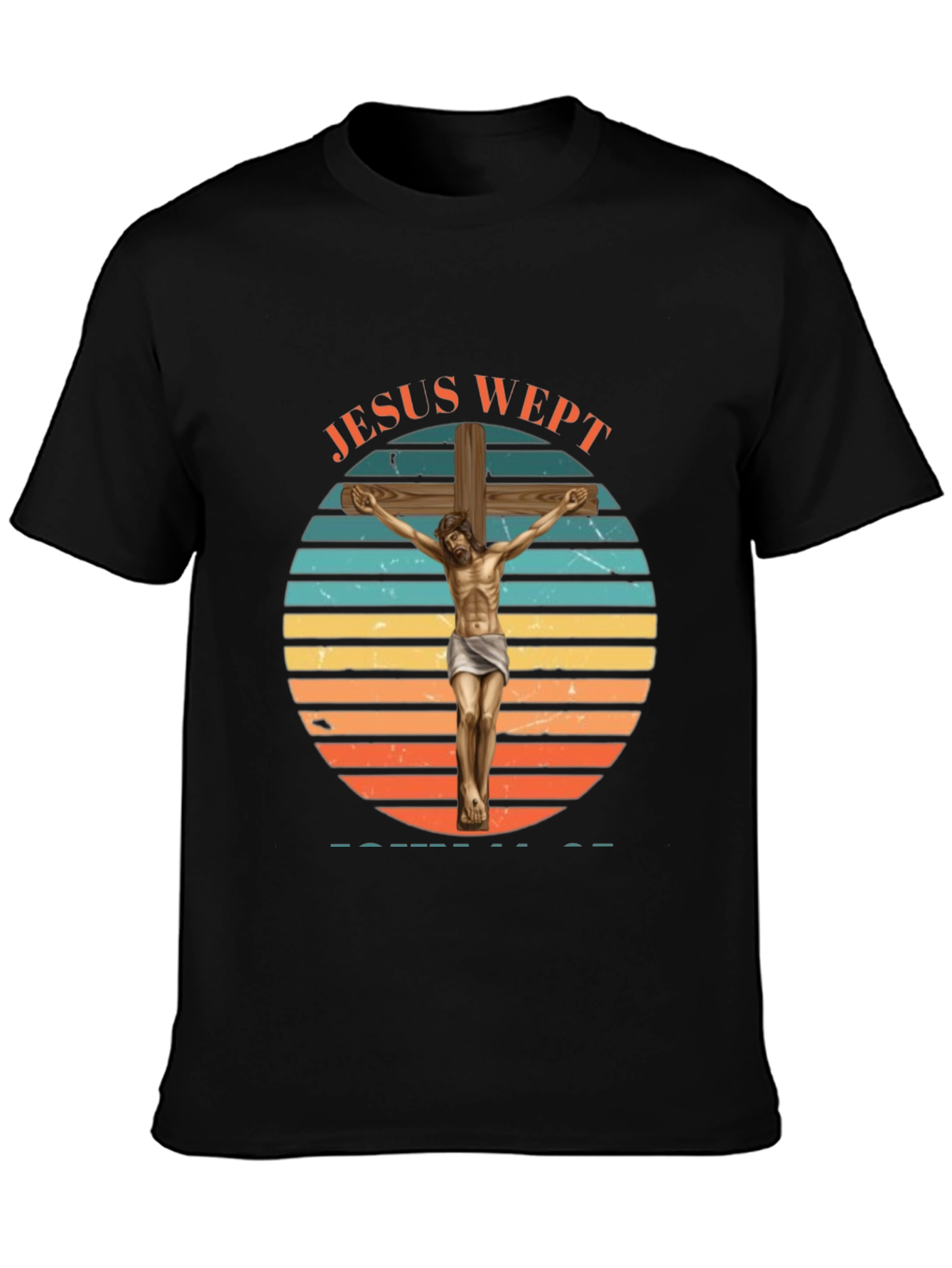 Jesus Wept T-Shirt Christian Faith Tee