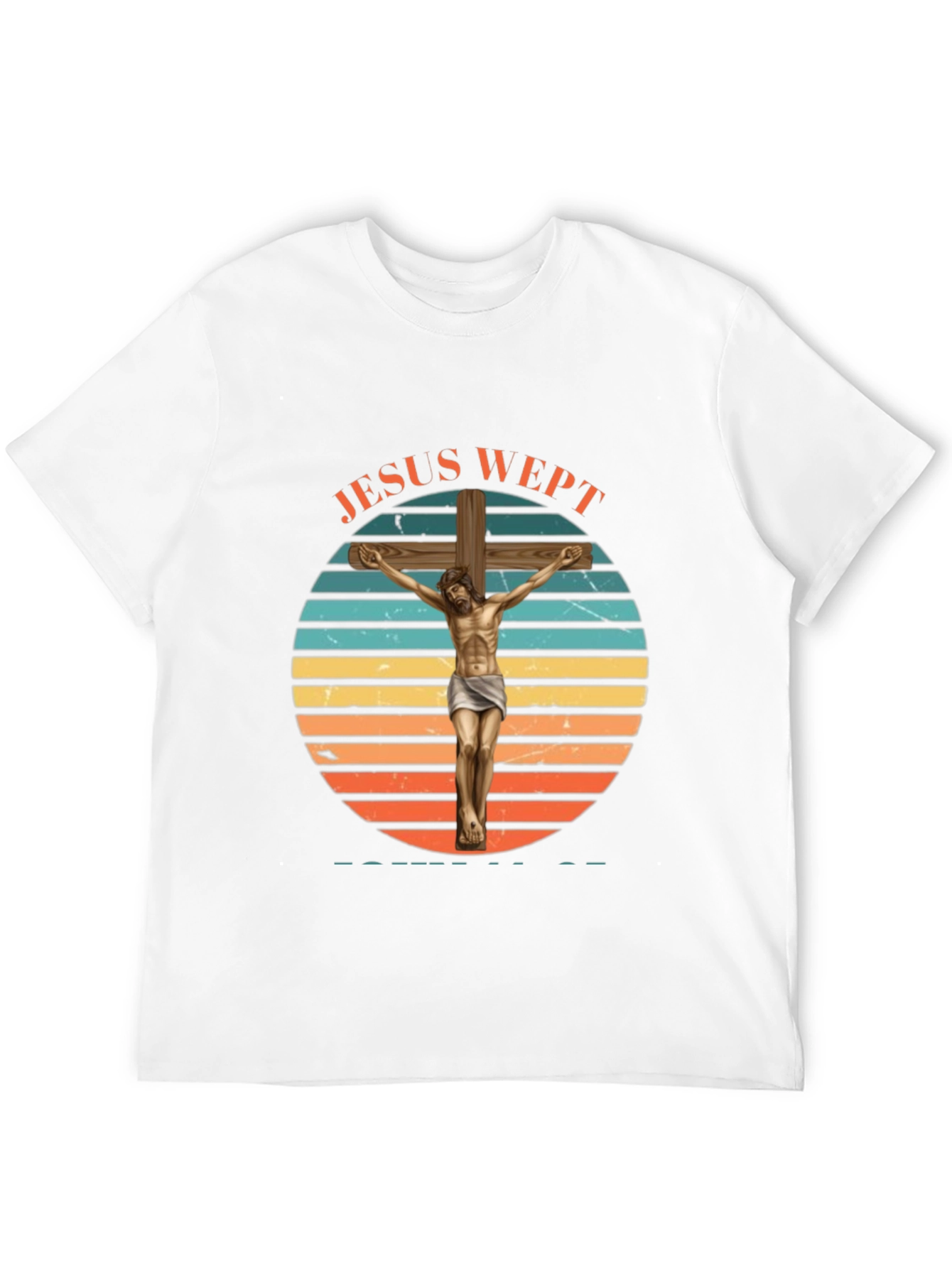 Jesus Wept T-Shirt Christian Faith Tee