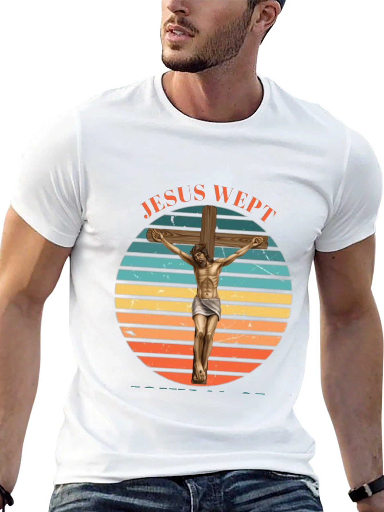 Jesus Wept T-Shirt Christian Faith Tee