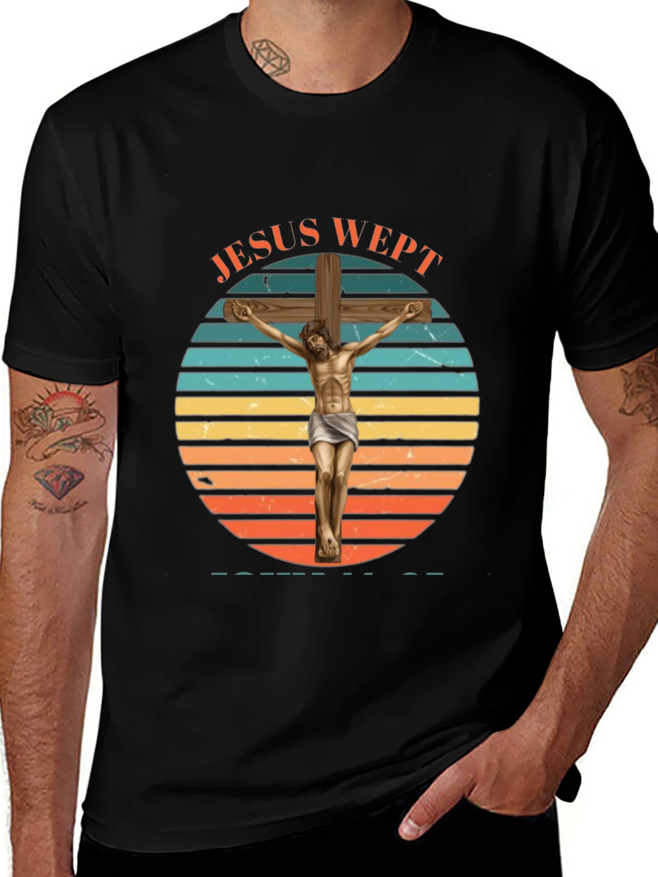 Jesus Wept T-Shirt Christian Faith Tee