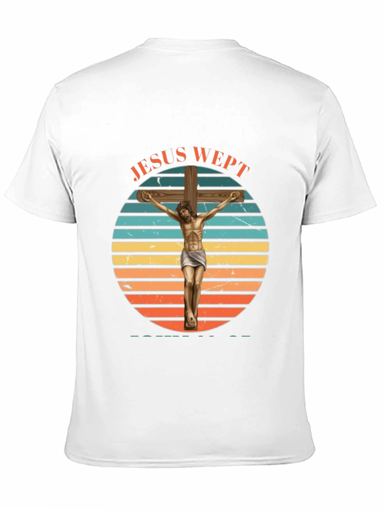 Jesus Wept T-Shirt Christian Faith Tee