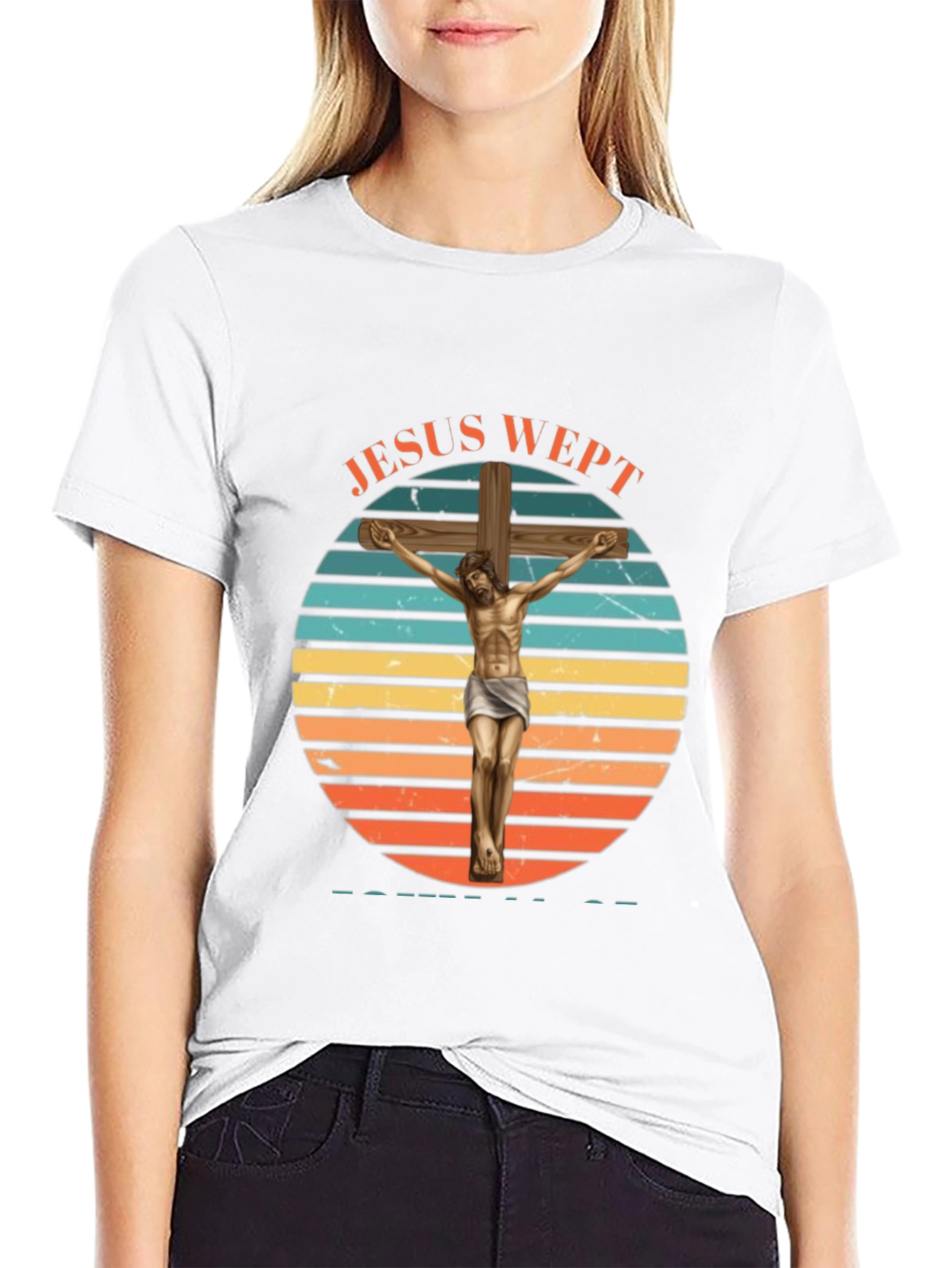 Jesus Wept T-Shirt Christian Faith Tee