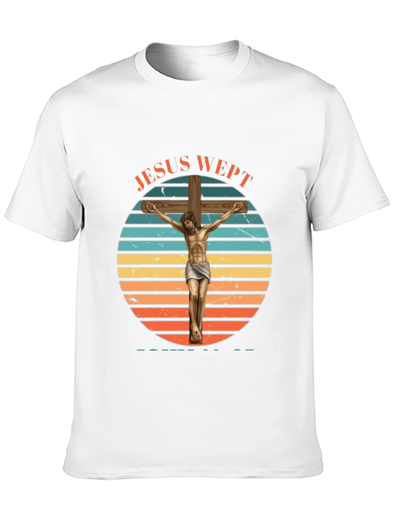 Jesus Wept T-Shirt Christian Faith Tee