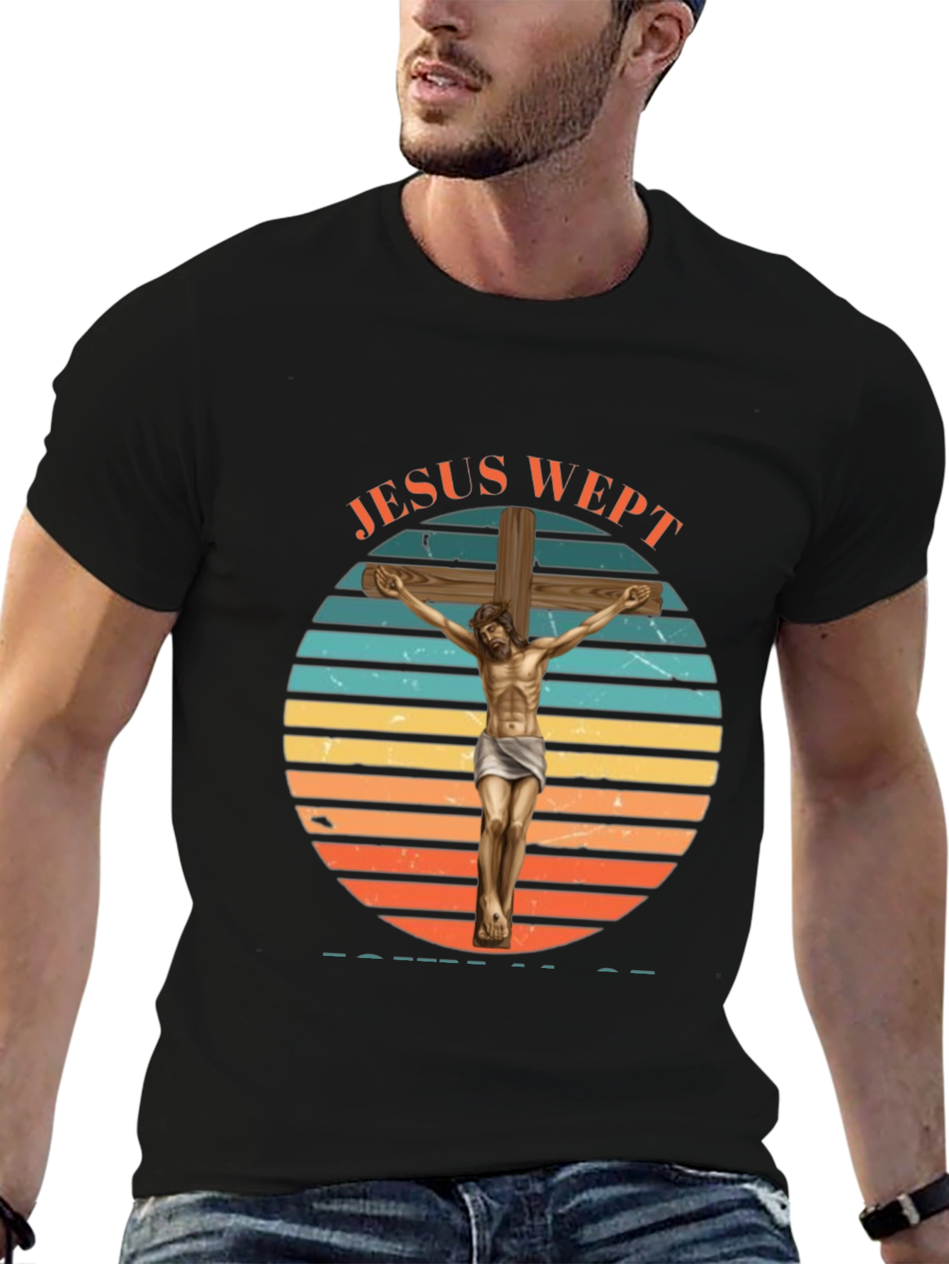 Jesus Wept T-Shirt Christian Faith Tee