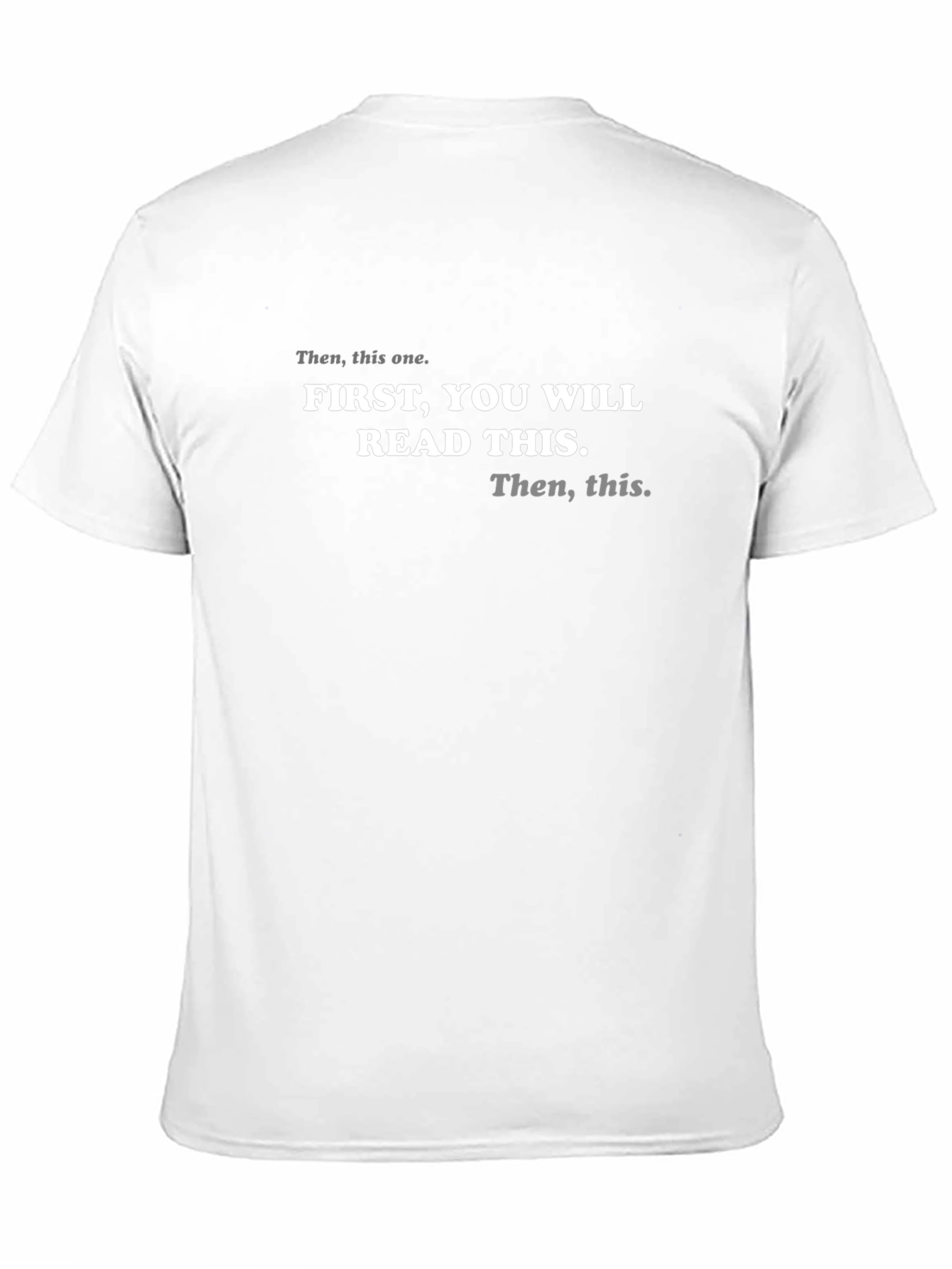 Read This First Graphic Tee - Funny Slogan T-Shirt
