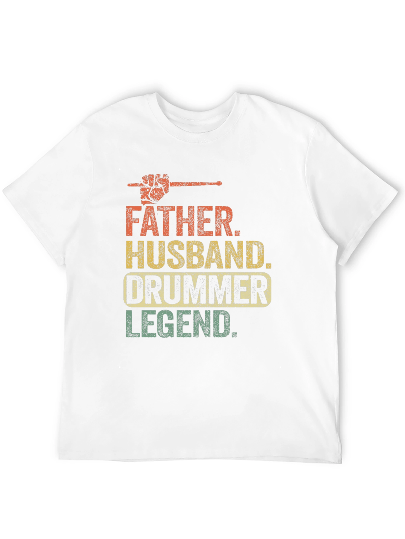 Father Husband Drummer Legend T-Shirt