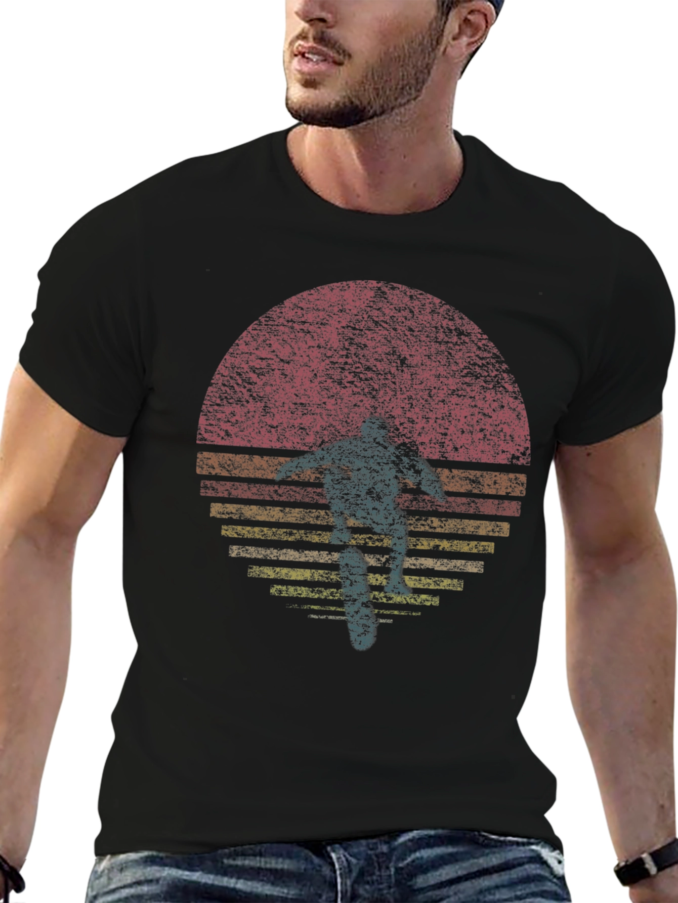 Sunset Silhouette Black T-Shirt