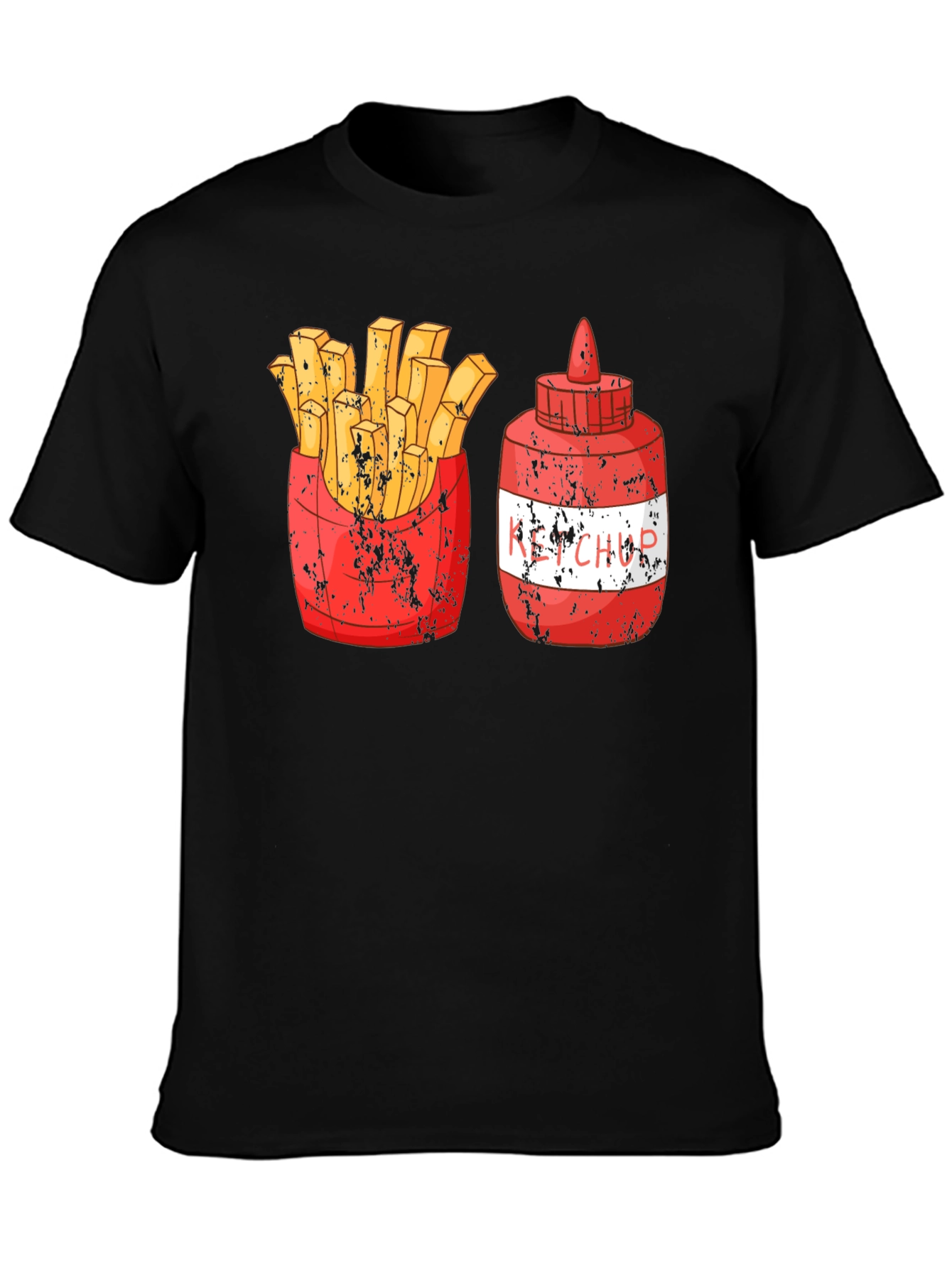 Fries and Ketchup Graphic Tee