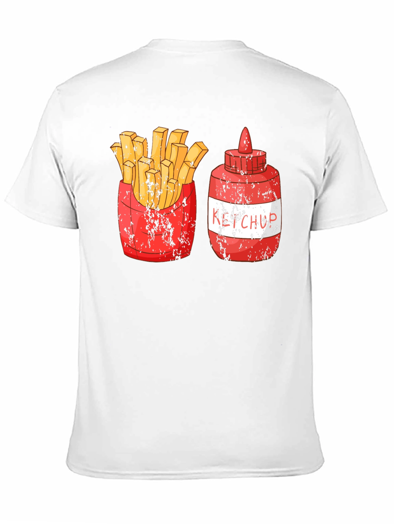 Fries and Ketchup Graphic Tee
