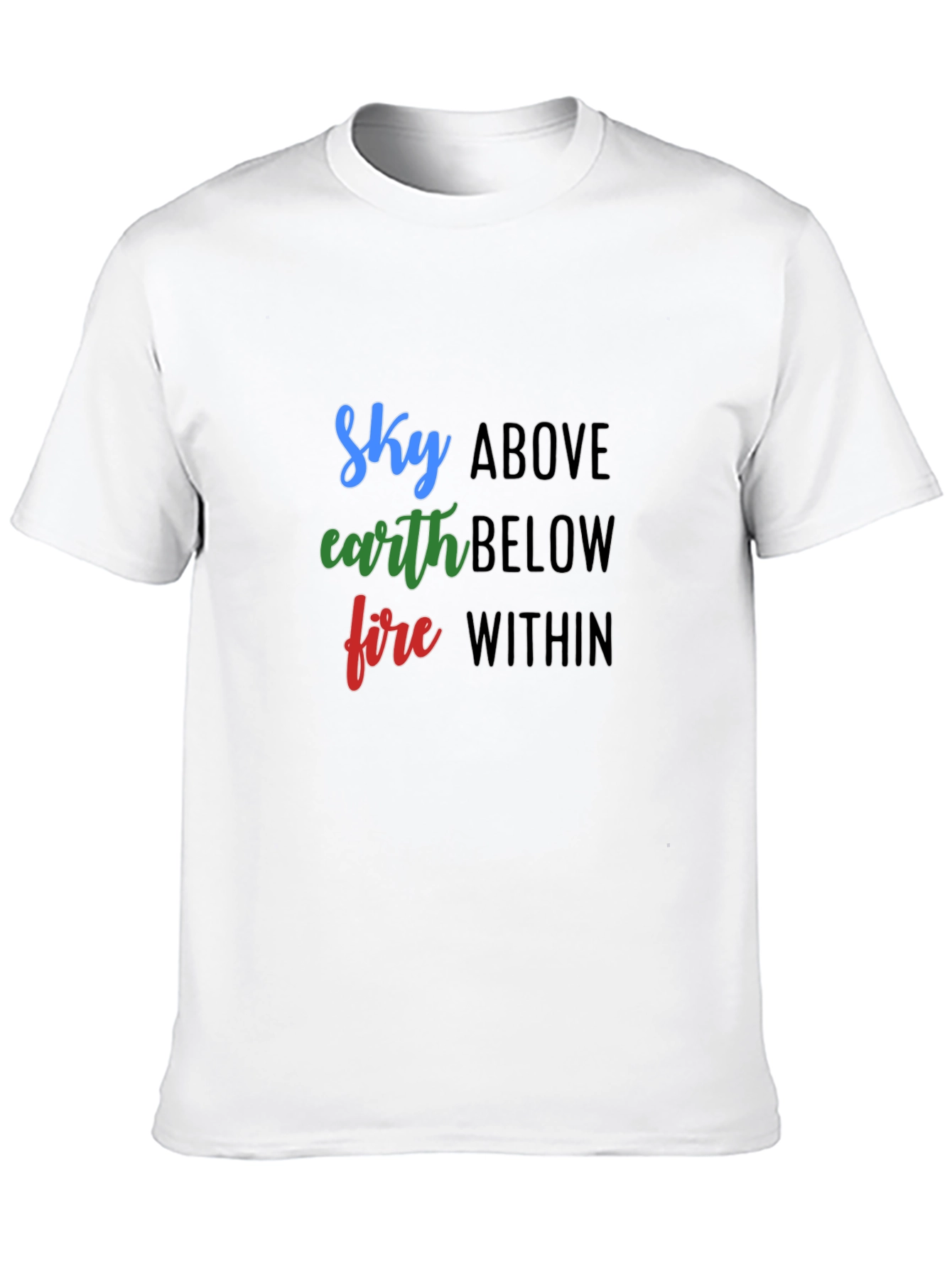 Sky Earth Fire T-Shirt - Element Inspired Tee