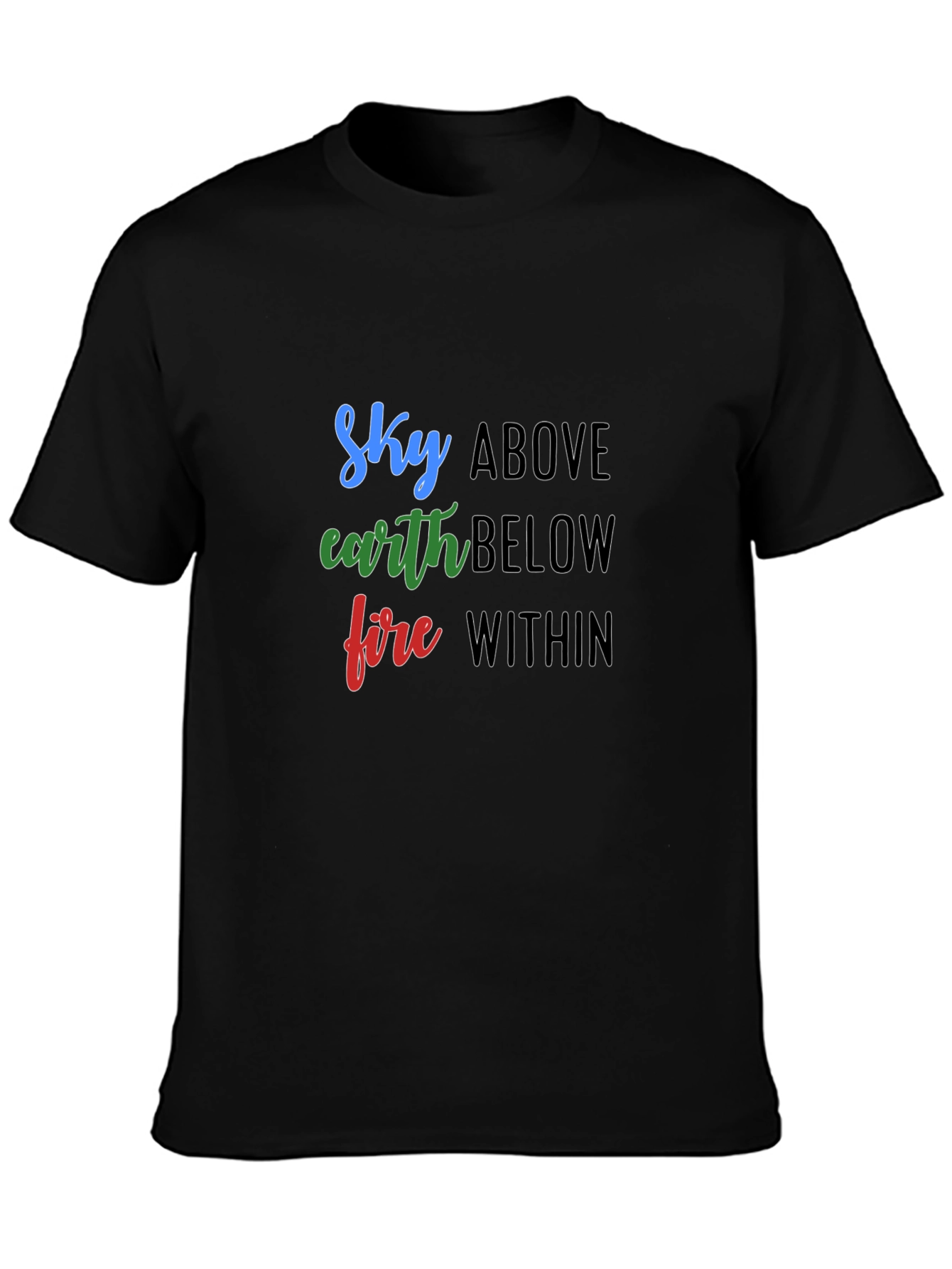 Sky Earth Fire T-Shirt - Element Inspired Tee