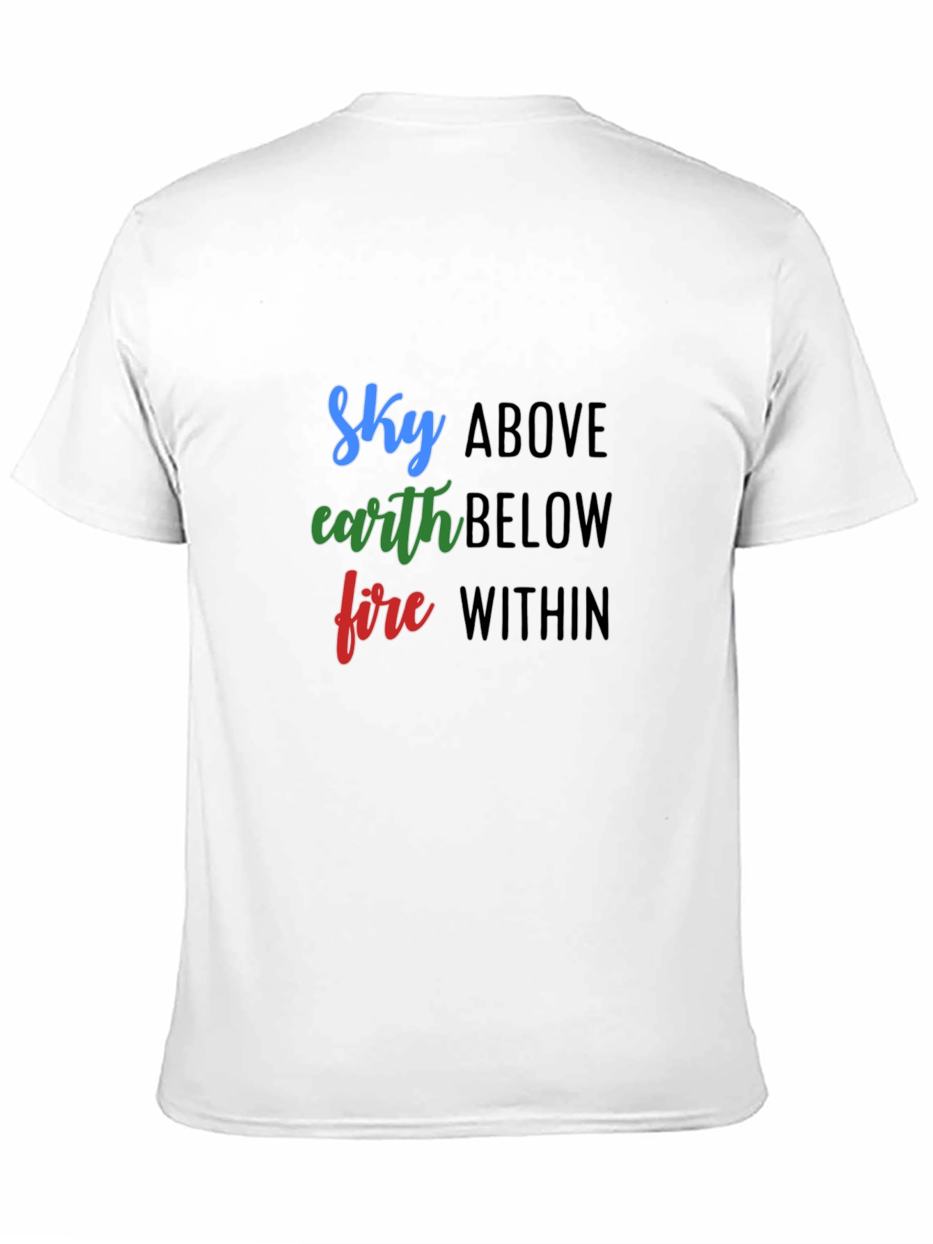 Sky Earth Fire T-Shirt - Element Inspired Tee