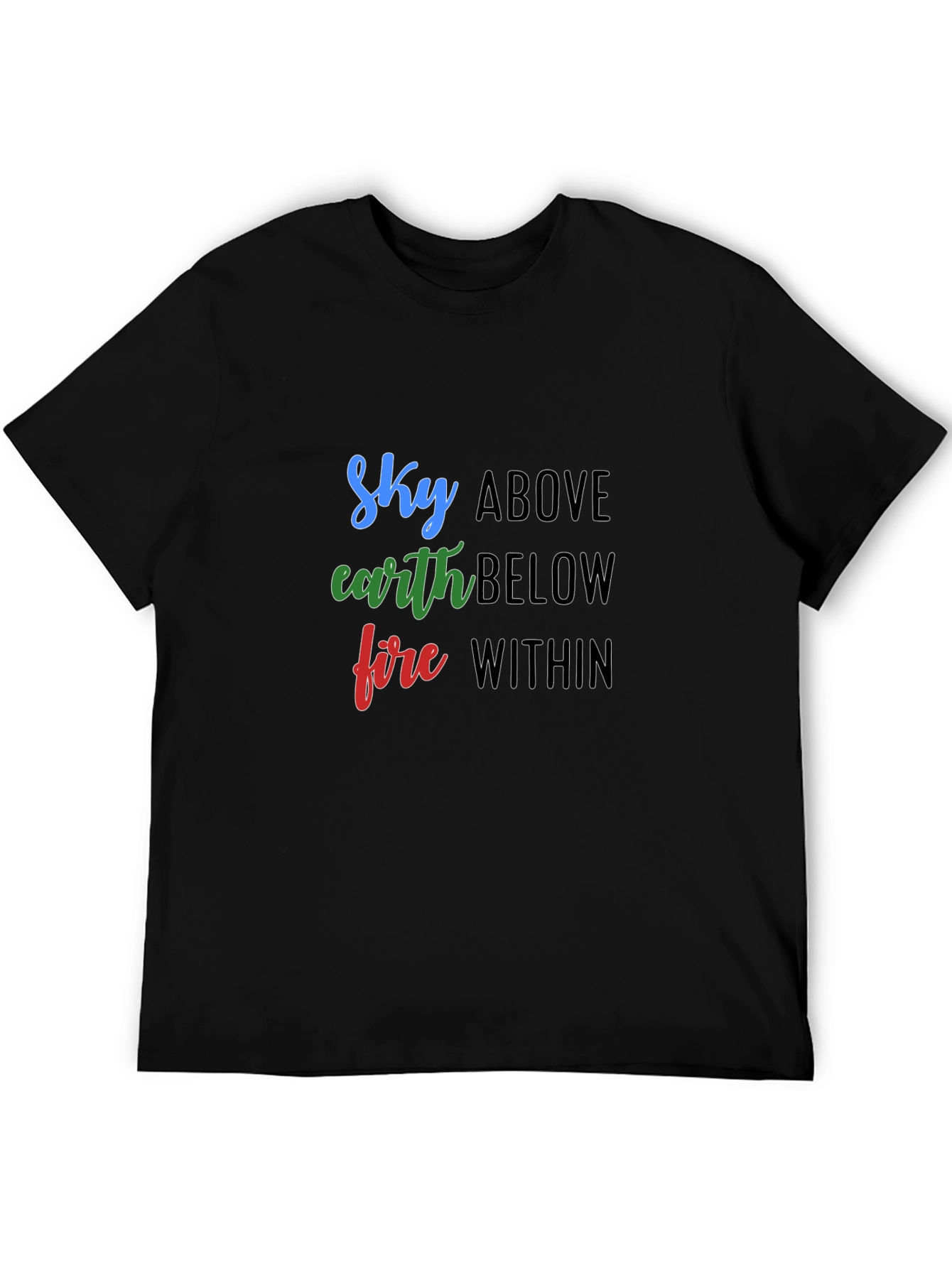 Sky Earth Fire T-Shirt - Element Inspired Tee