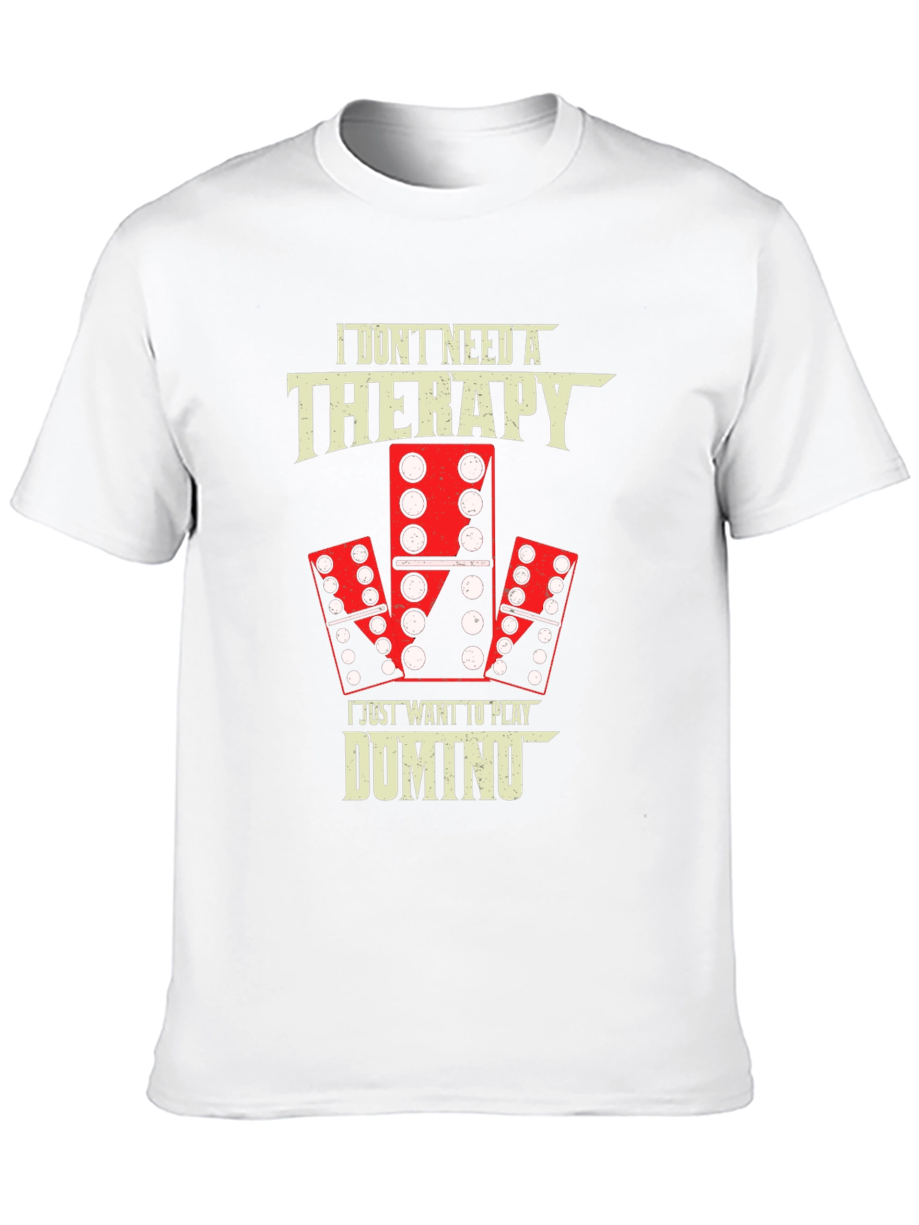 Domino Therapy T-Shirt - Play Dominoes!
