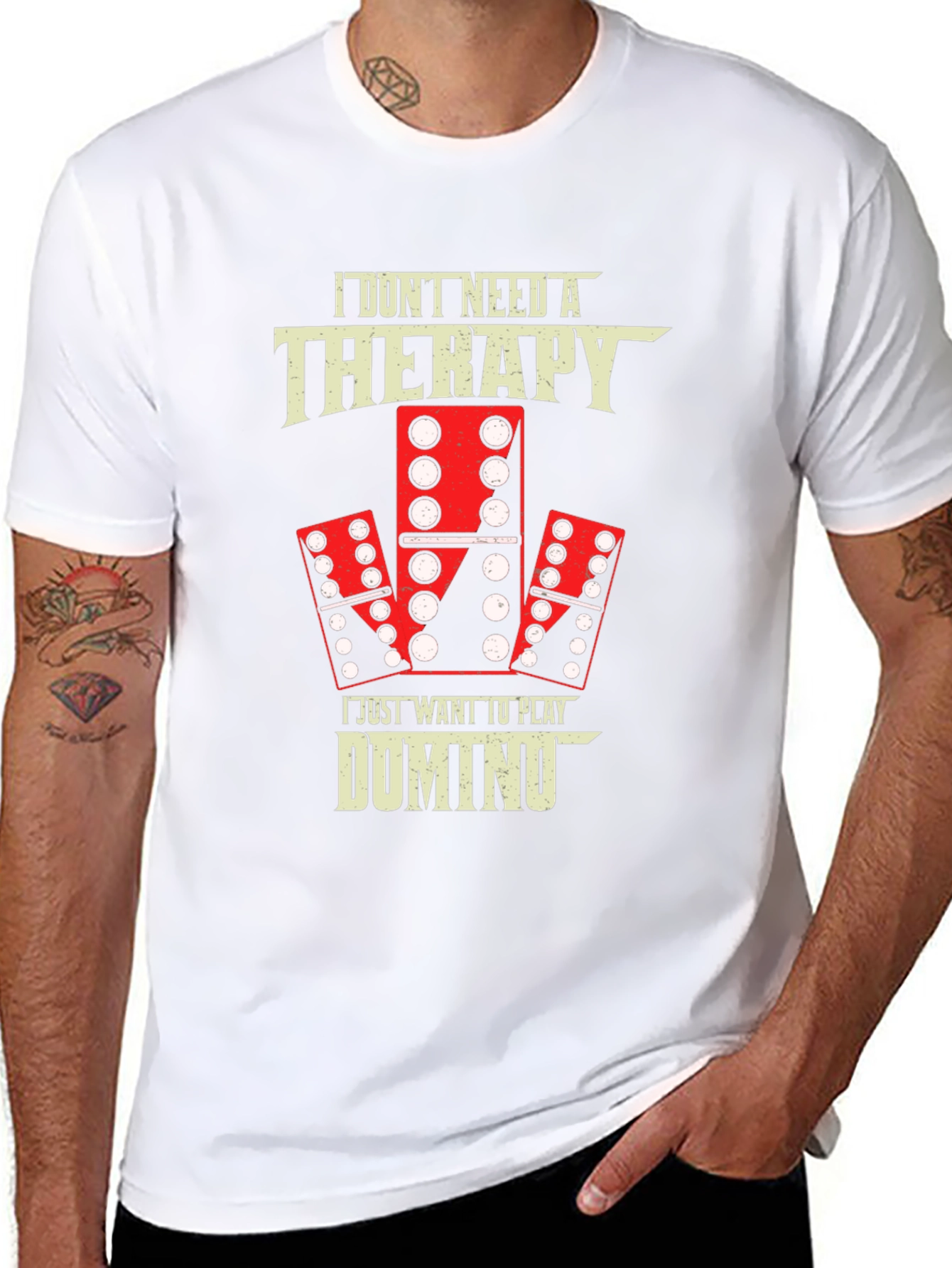 Domino Therapy T-Shirt - Play Dominoes!