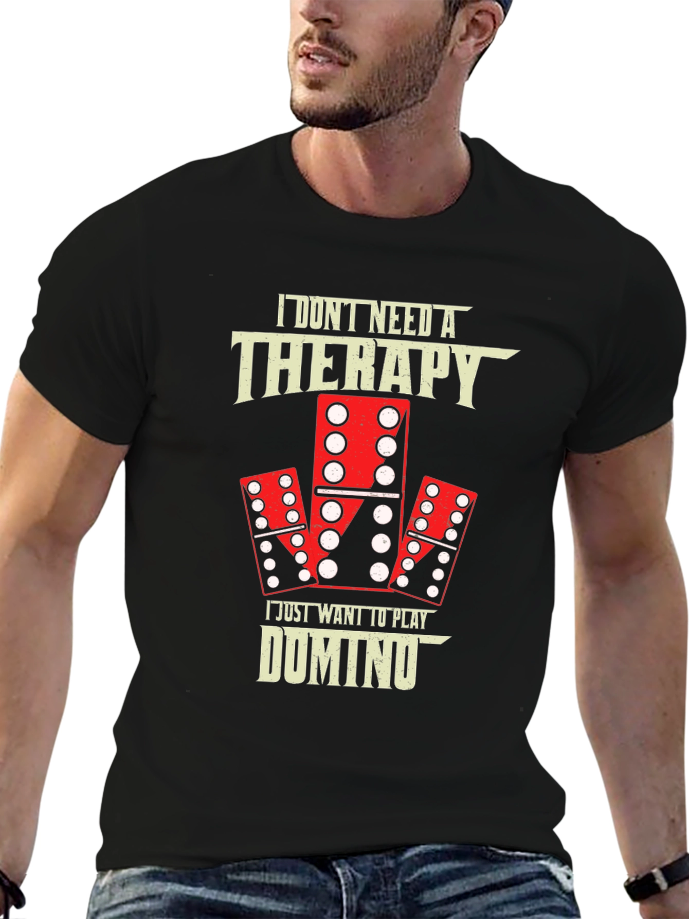 Domino Therapy T-Shirt - Play Dominoes!