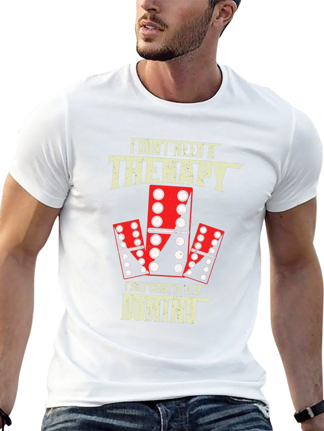 Domino Therapy T-Shirt - Play Dominoes!