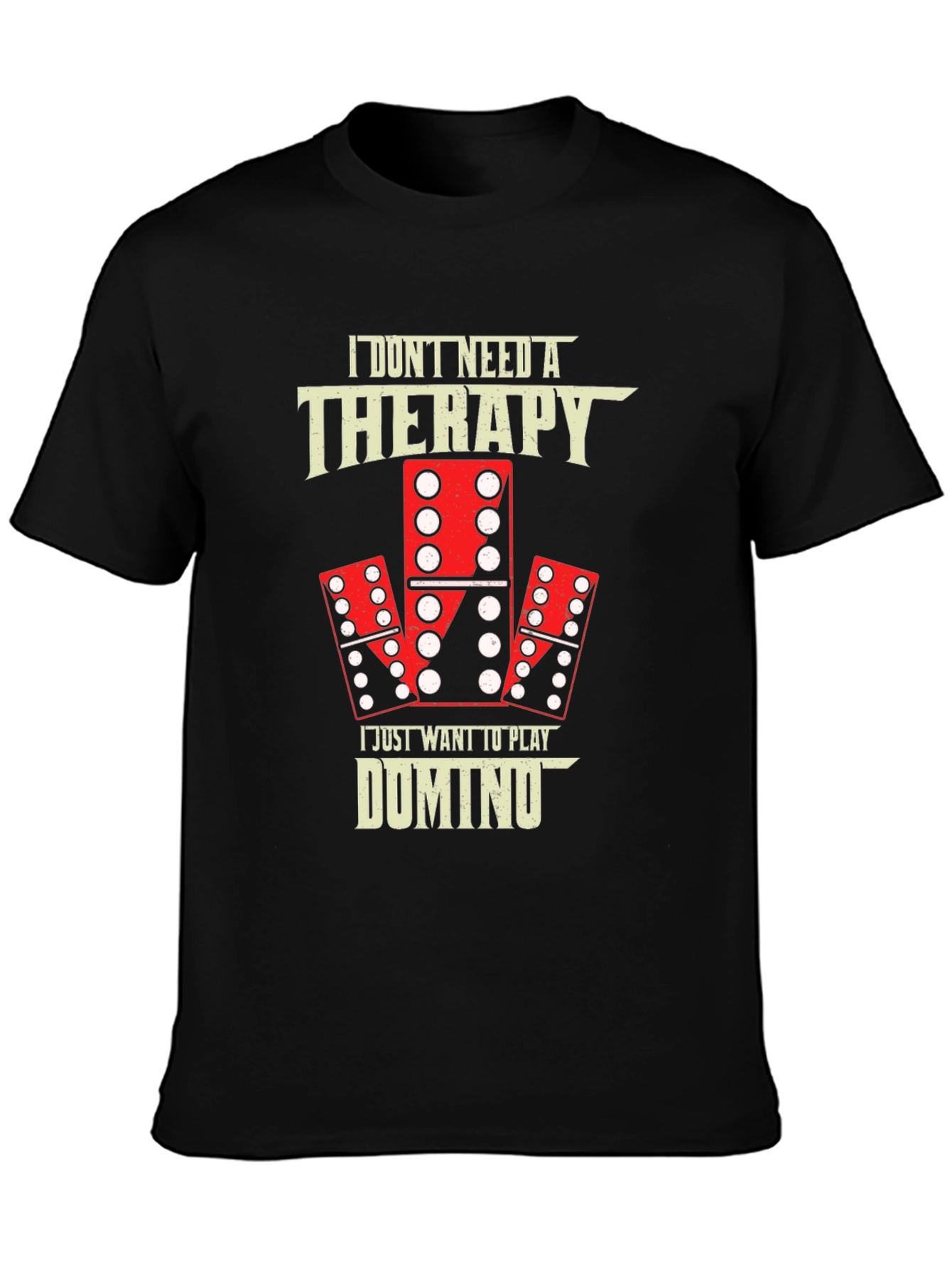 Domino Therapy T-Shirt - Play Dominoes!
