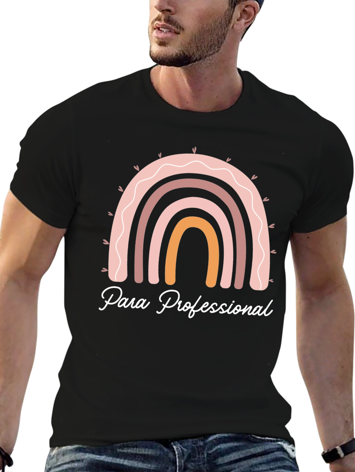 Para Professional Rainbow Graphic T-Shirt