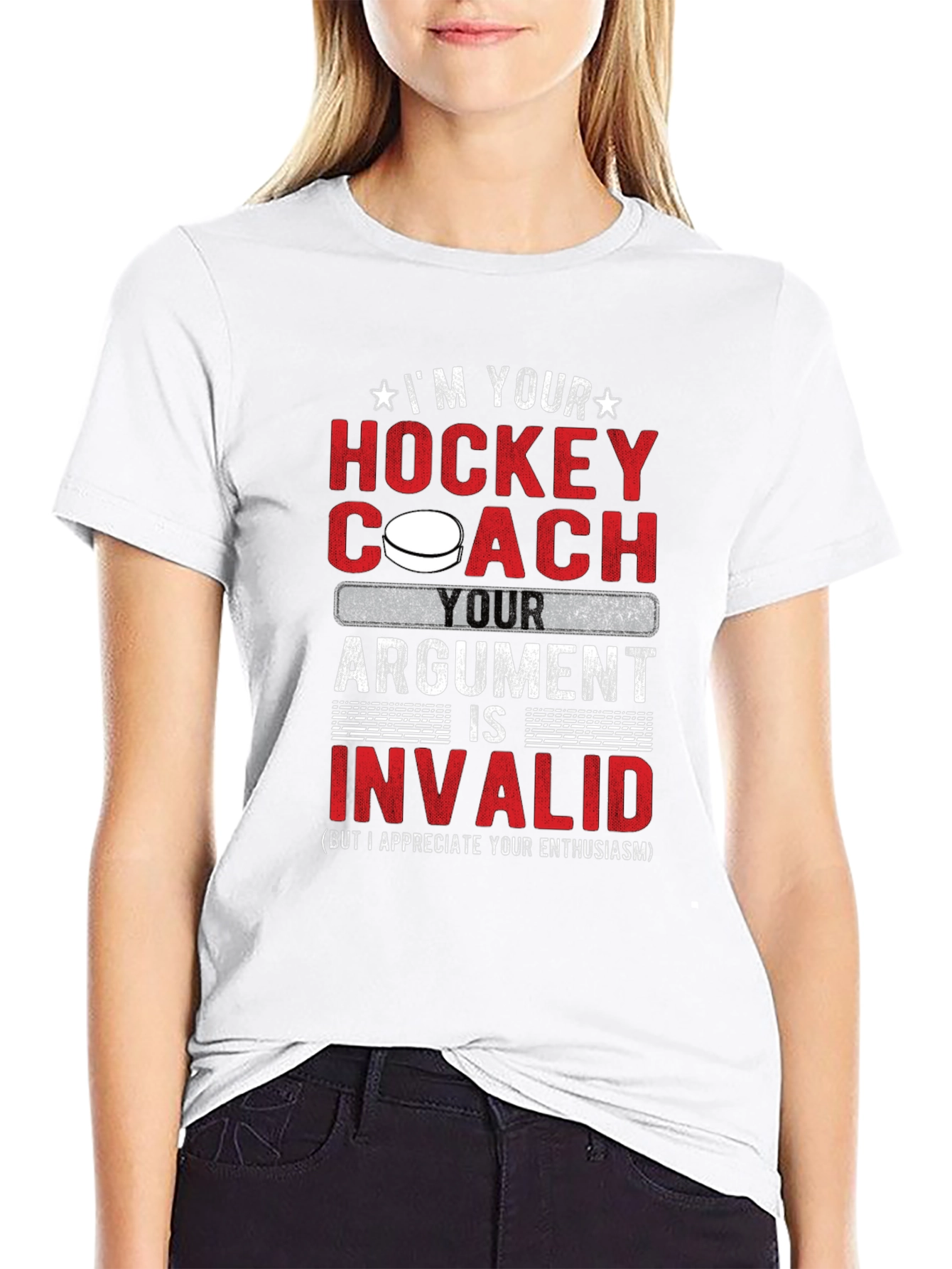 Hockey Coach Argument Invalid T-Shirt