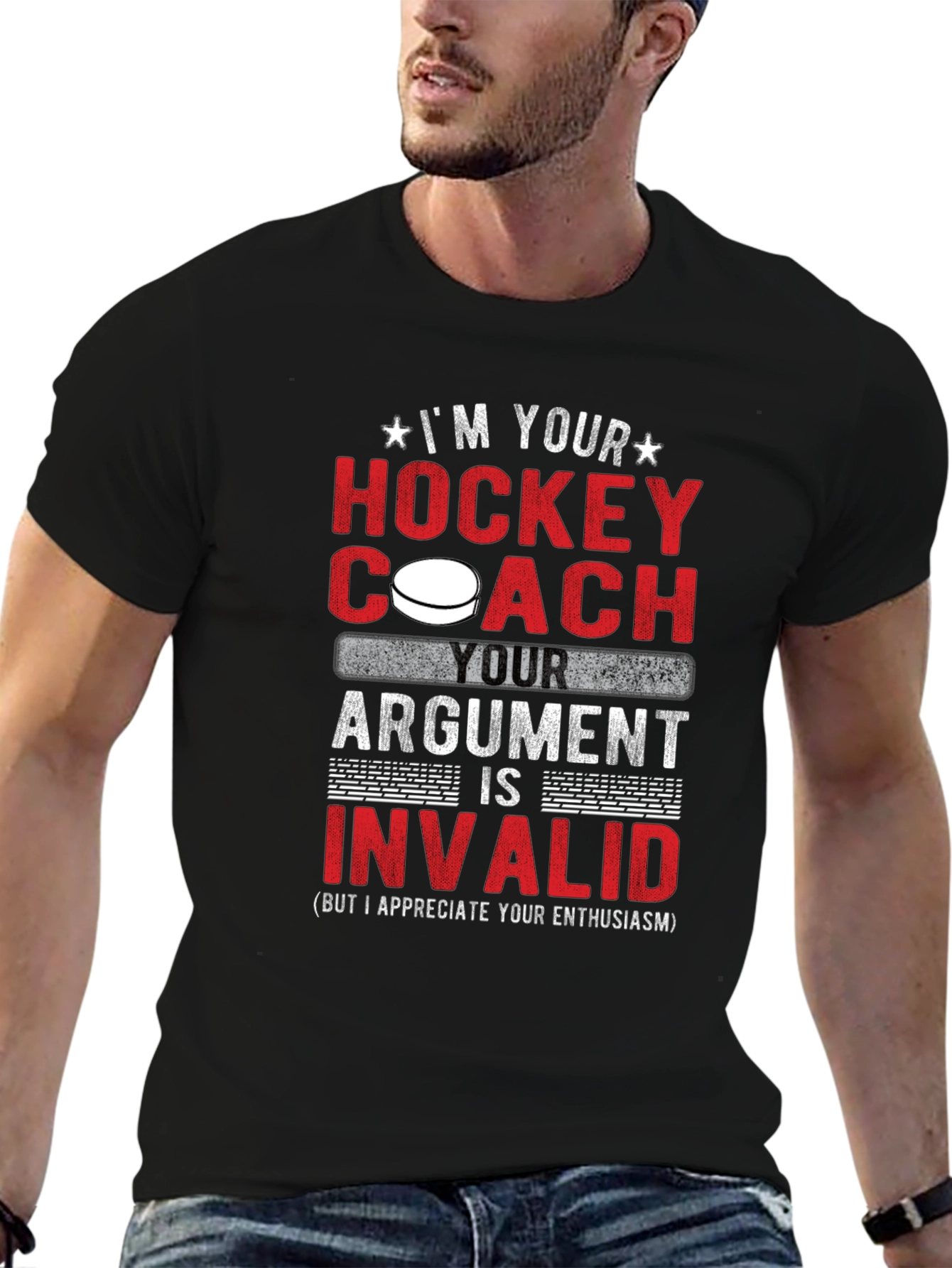 Hockey Coach Argument Invalid T-Shirt