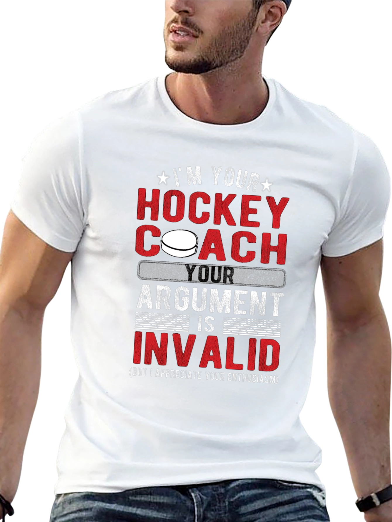 Hockey Coach Argument Invalid T-Shirt