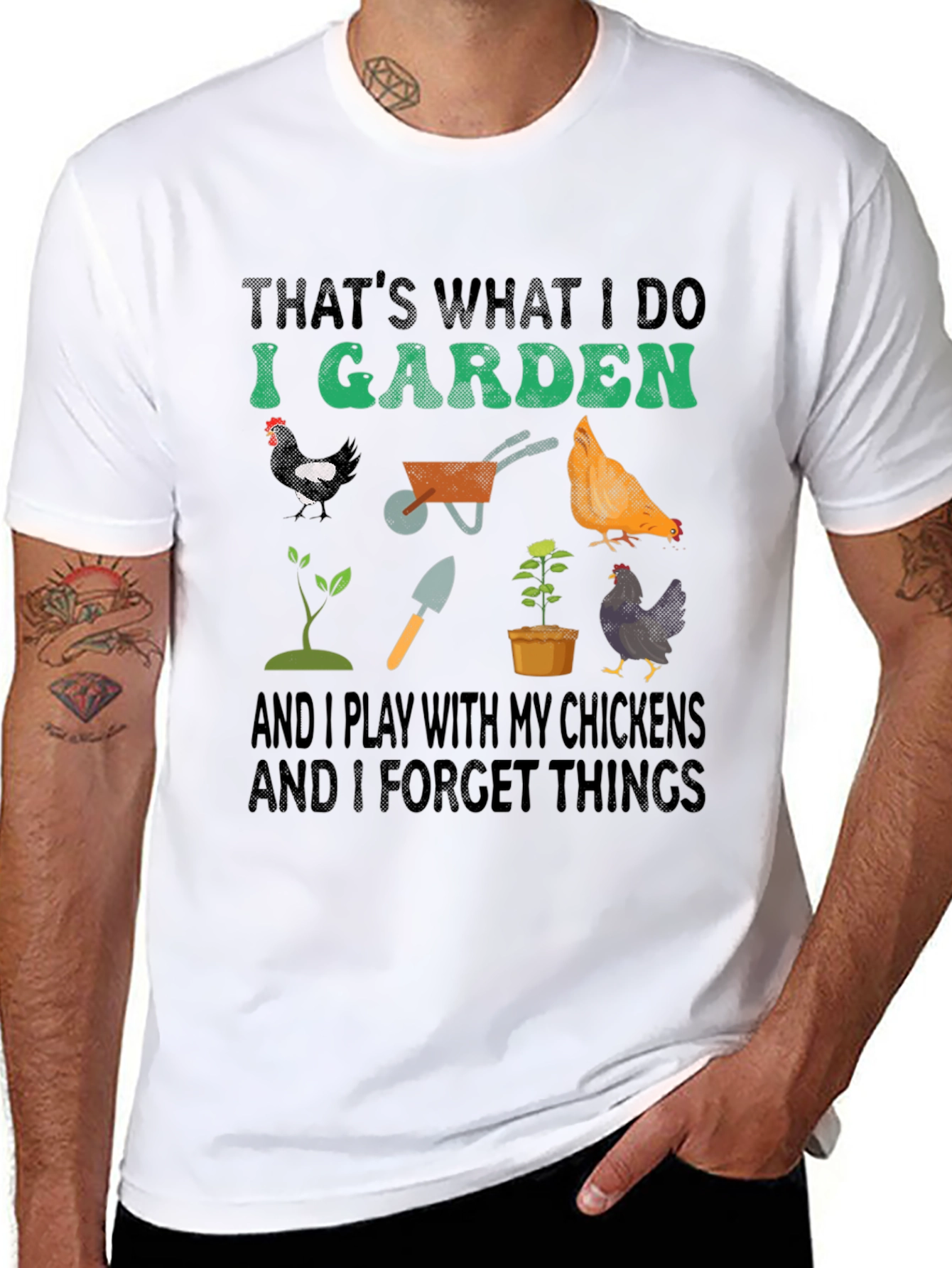 Gardener & Chicken Lover T-Shirt