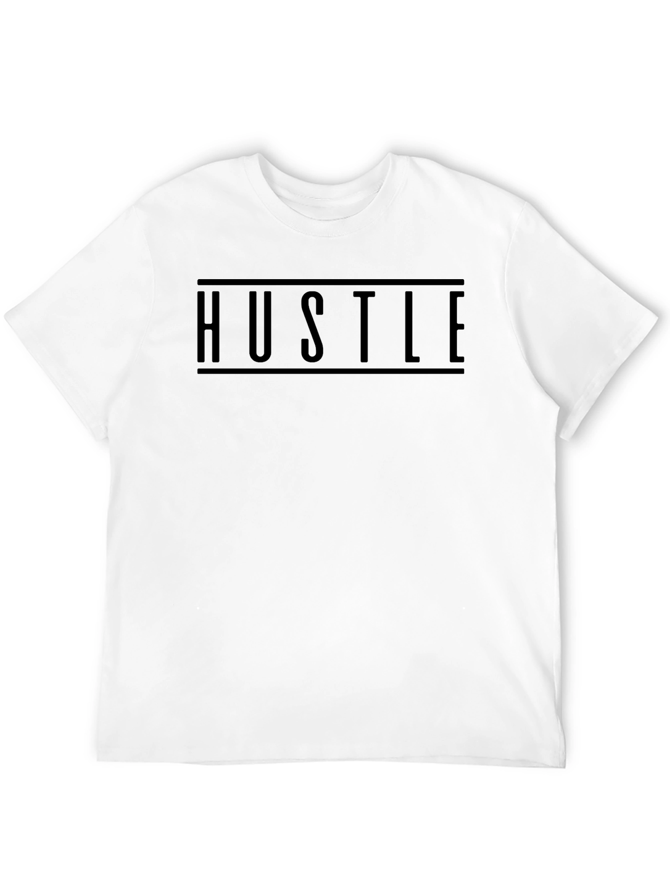 Hustle Graphic Tee - Solid Black