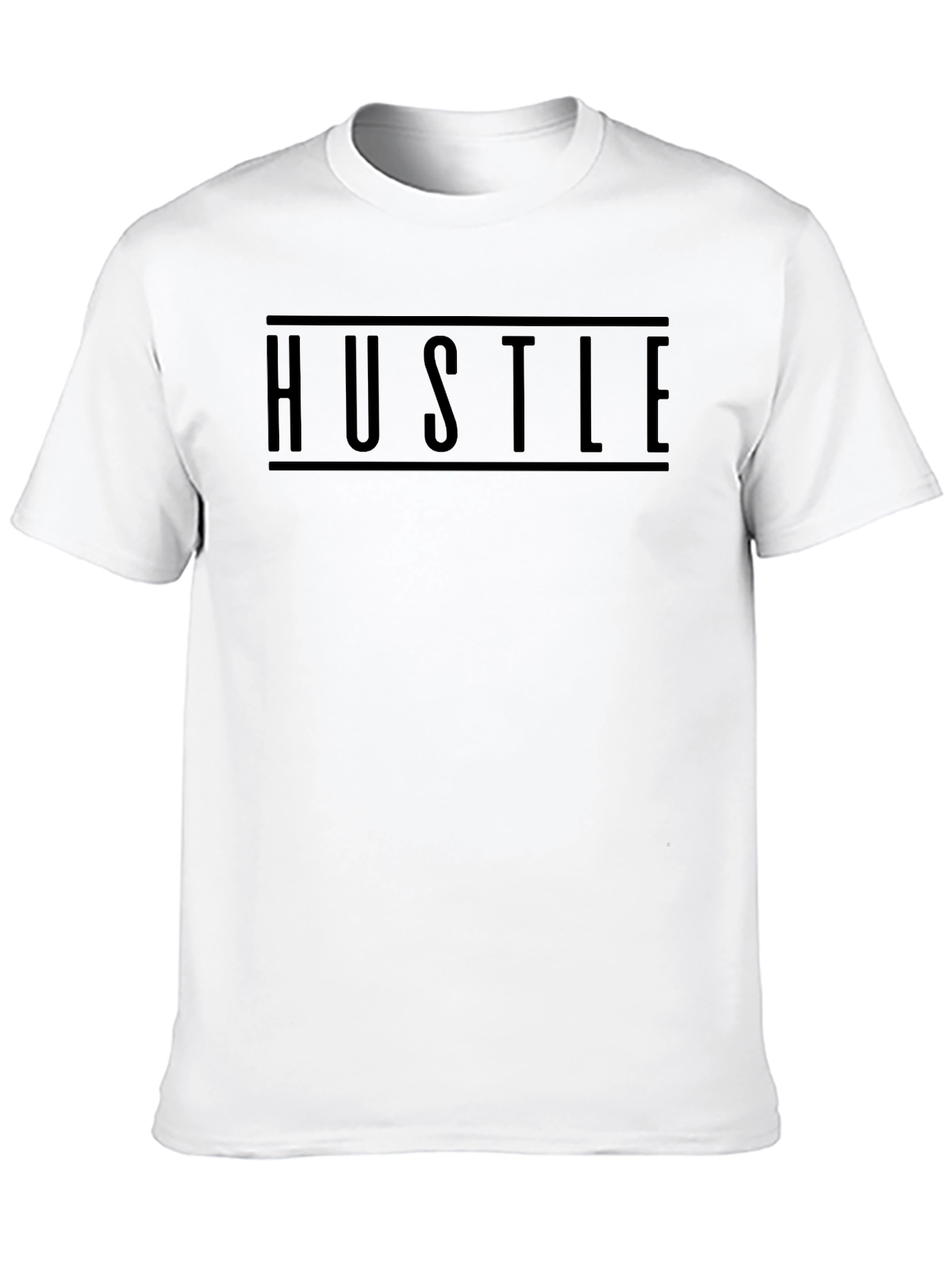 Hustle Graphic Tee - Solid Black
