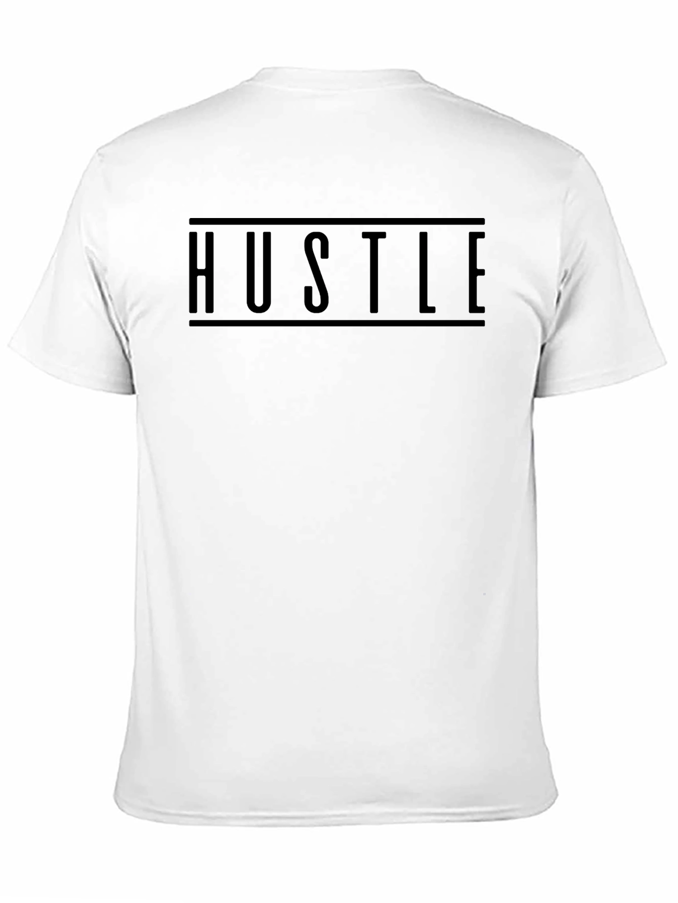 Hustle Graphic Tee - Solid Black