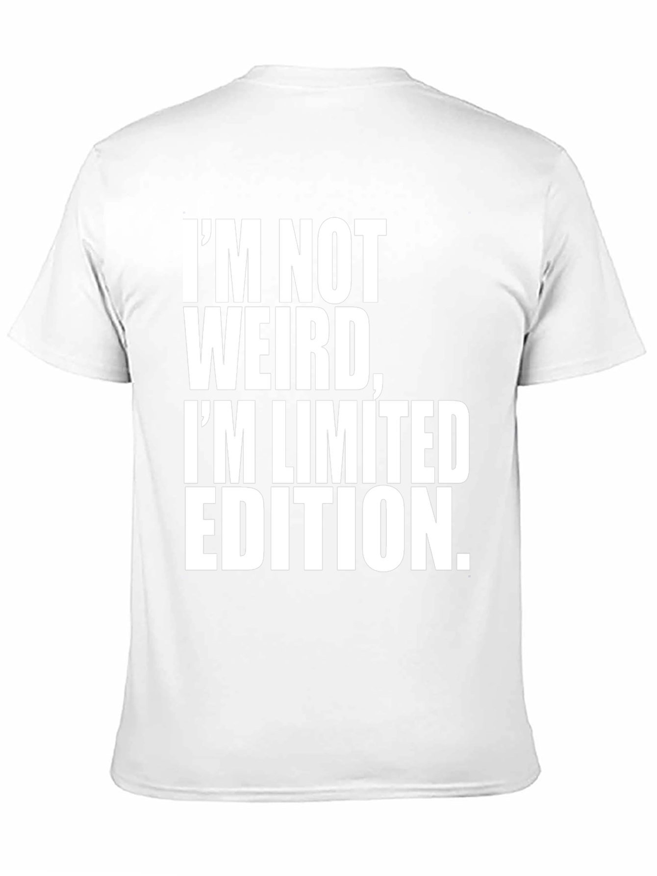 Im Not Weird Im Limited Edition Black T-Shirt