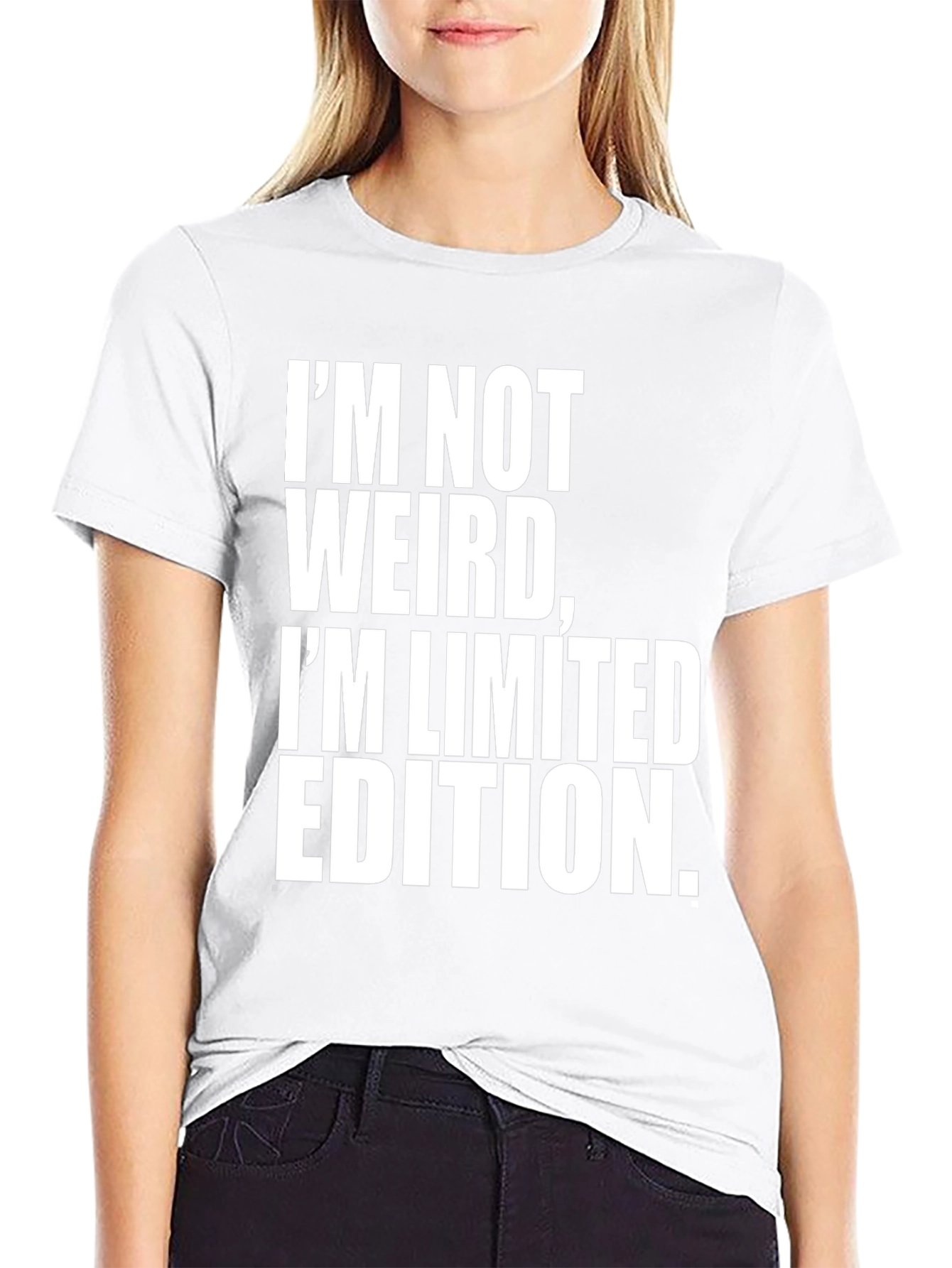 Im Not Weird Im Limited Edition Black T-Shirt