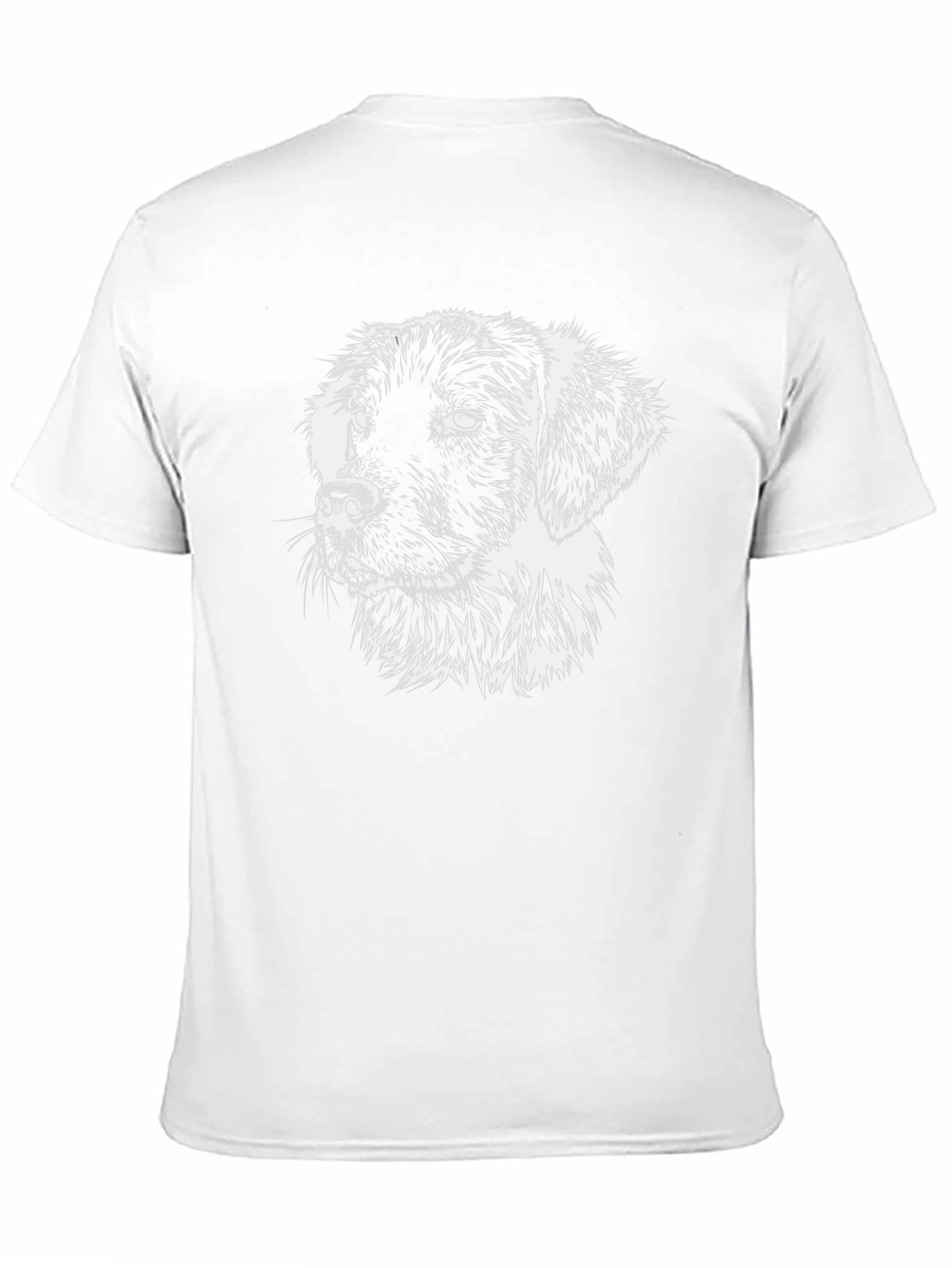 Dog Graphic Print Black T-Shirt