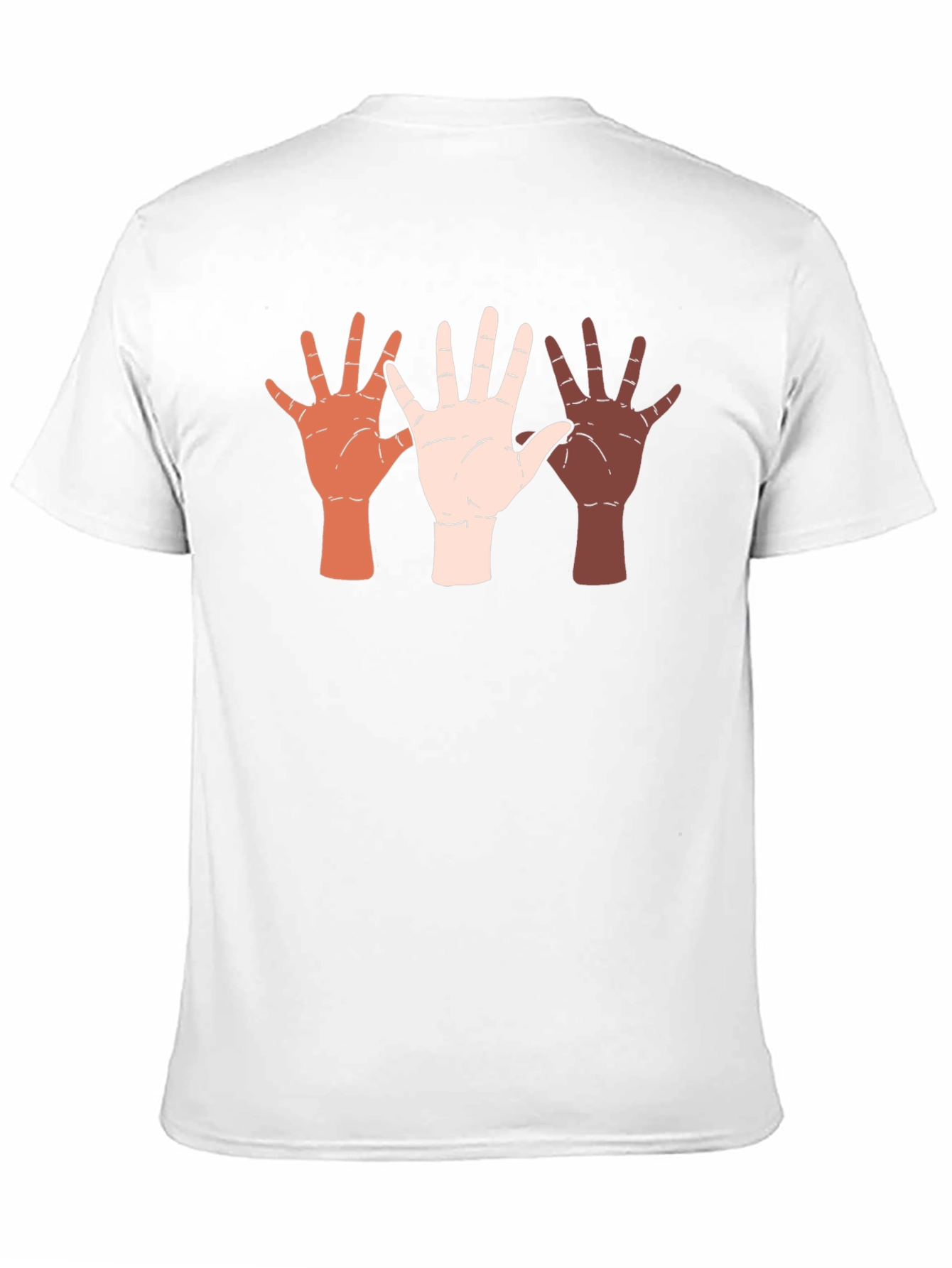 Diversity Hands Graphic Tee