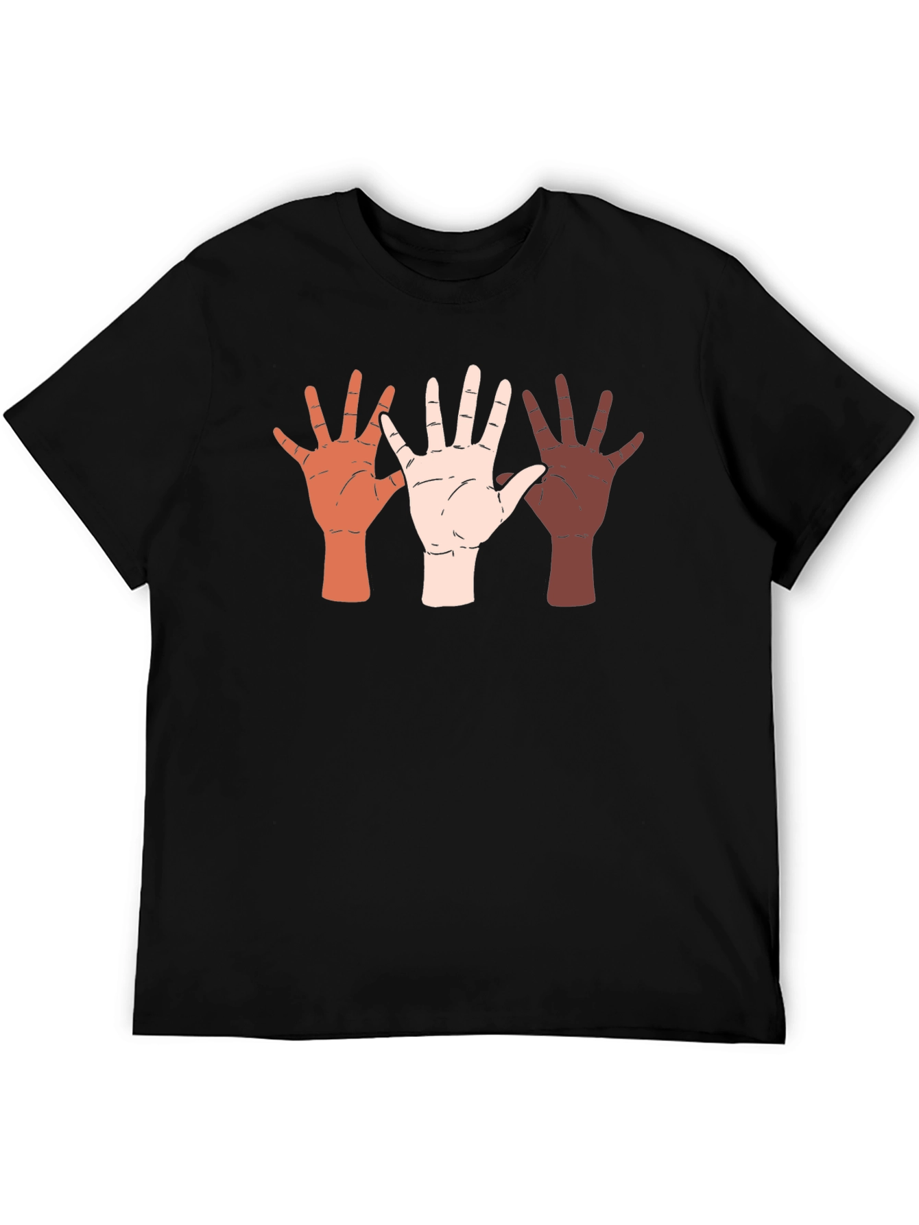 Diversity Hands Graphic Tee