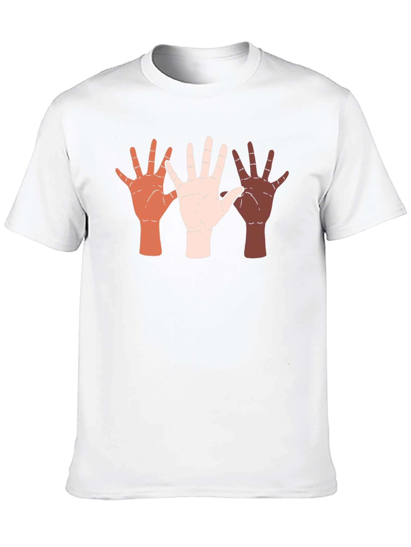 Diversity Hands Graphic Tee
