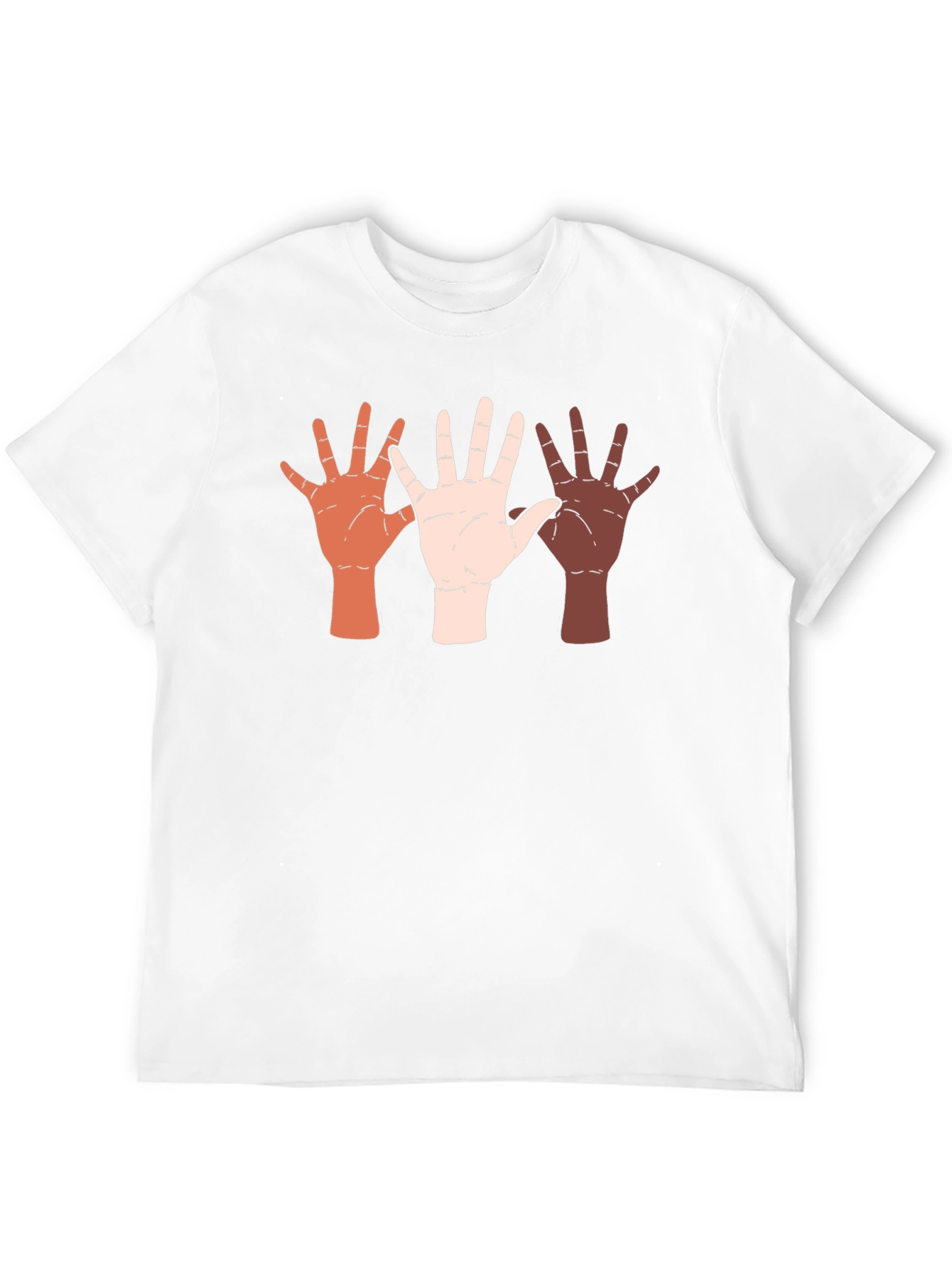 Diversity Hands Graphic Tee