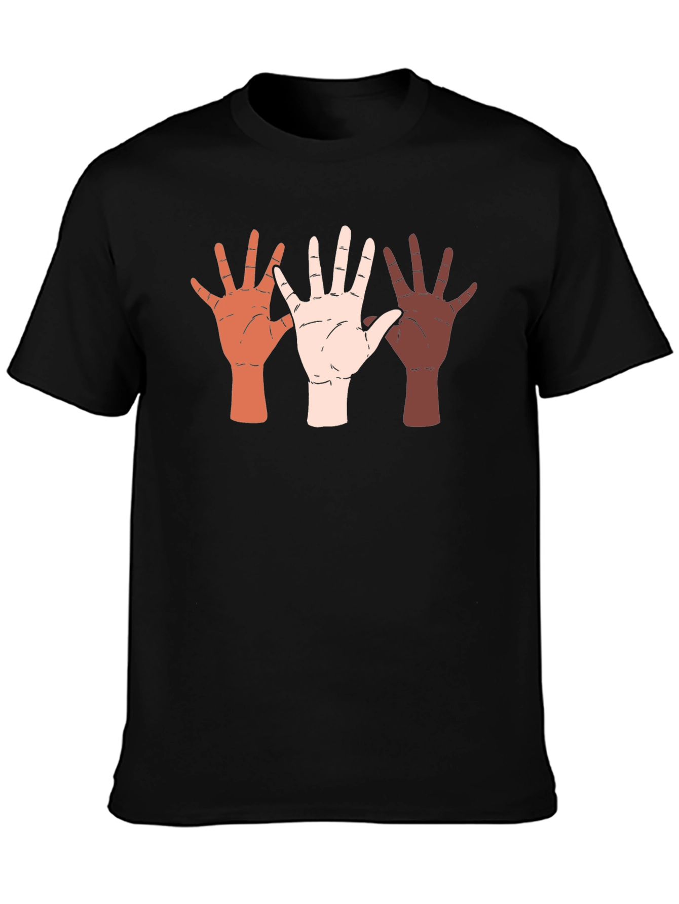 Diversity Hands Graphic Tee