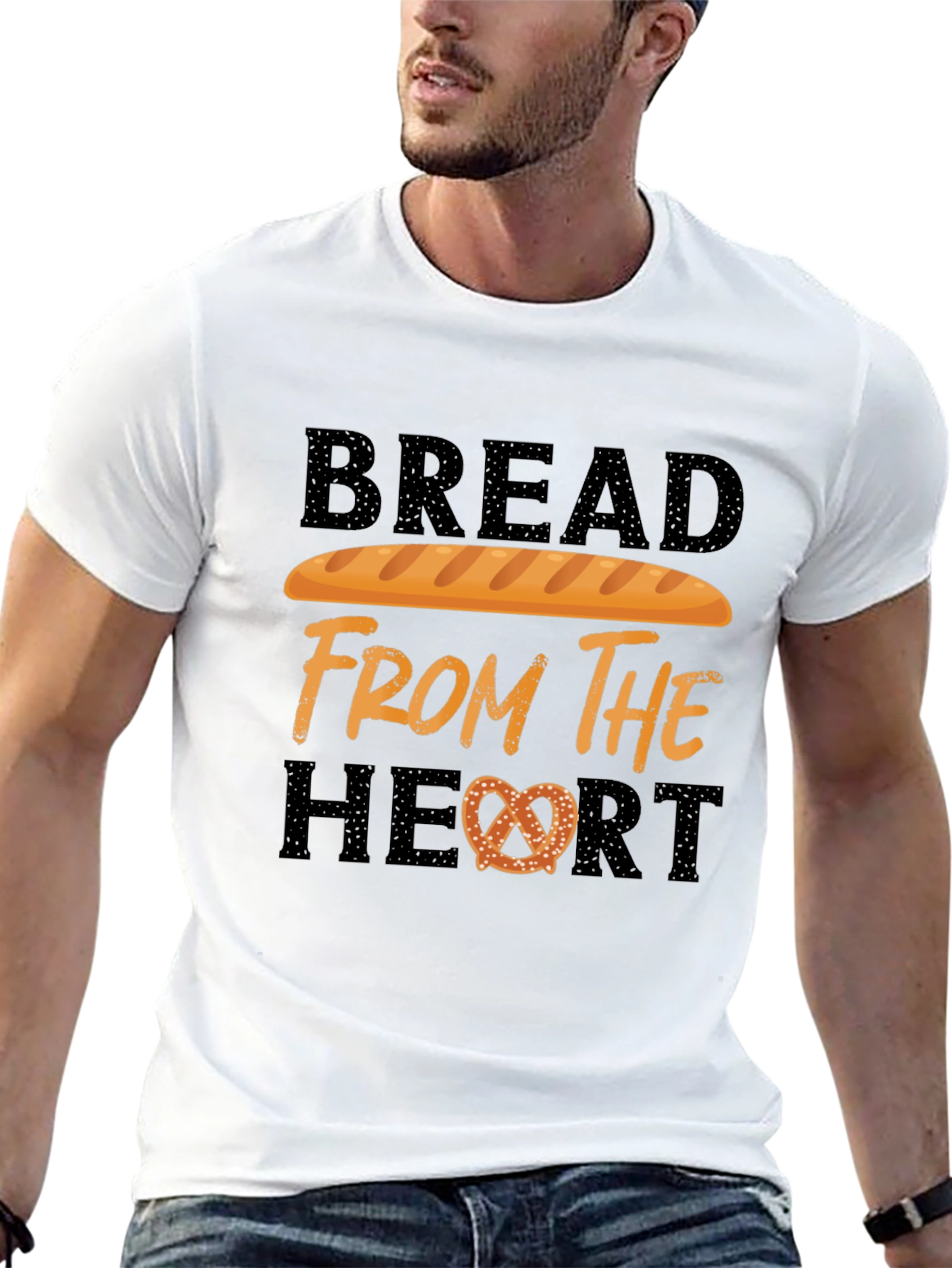 Bread From The Heart Graphic T-Shirt