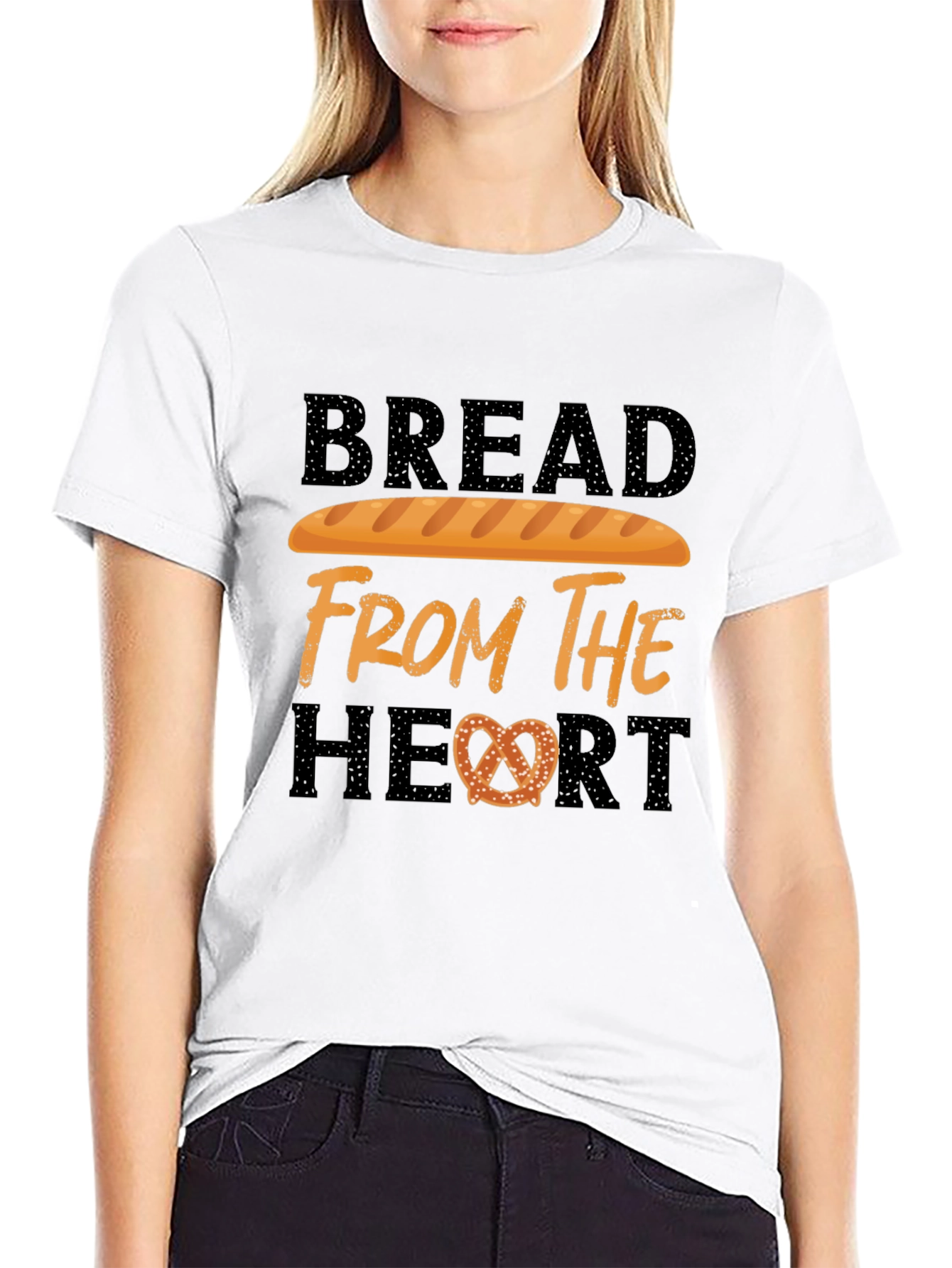 Bread From The Heart Graphic T-Shirt