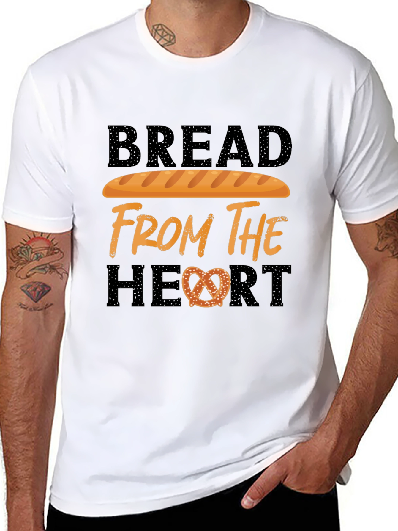 Bread From The Heart Graphic T-Shirt