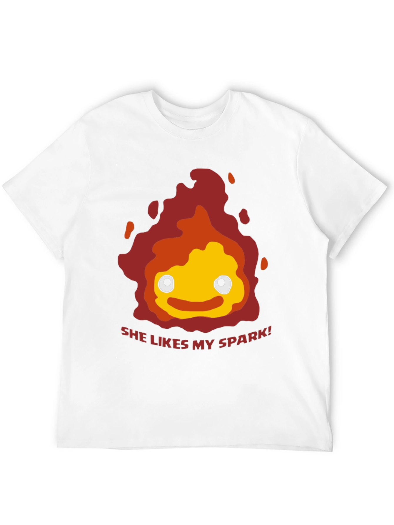 Calcifer She Likes My Spark T-Shirt