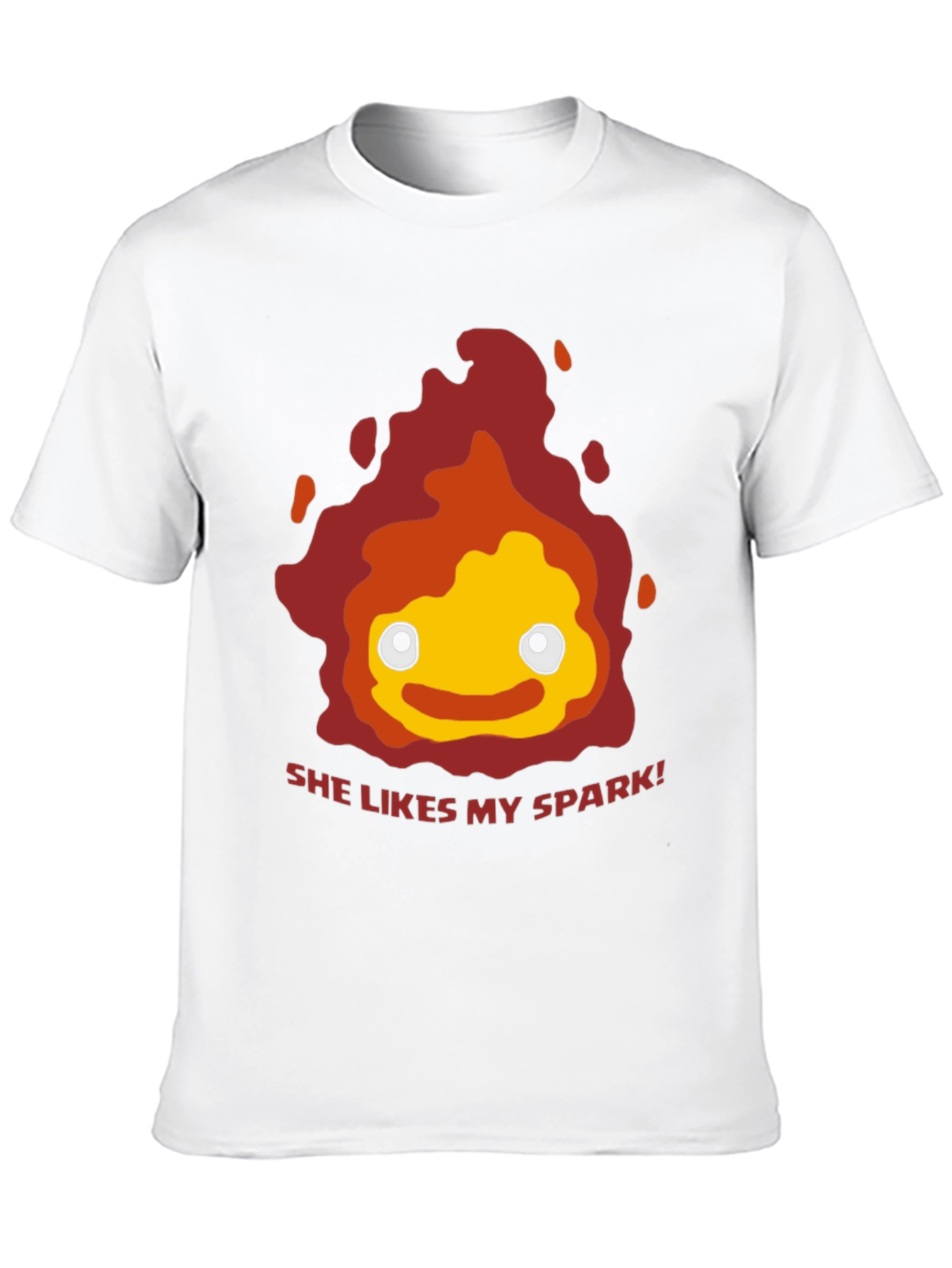 Calcifer She Likes My Spark T-Shirt