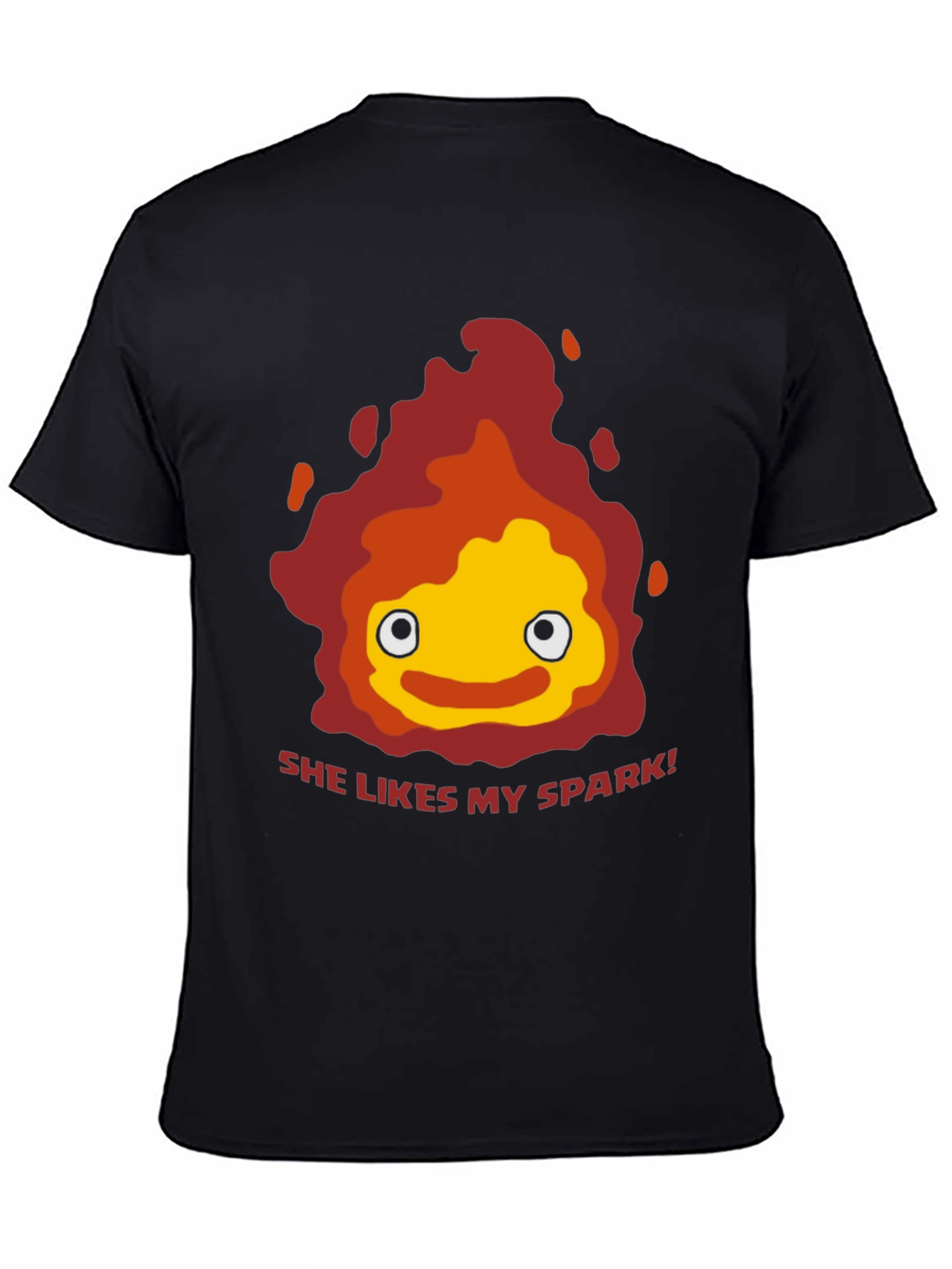 Calcifer She Likes My Spark T-Shirt