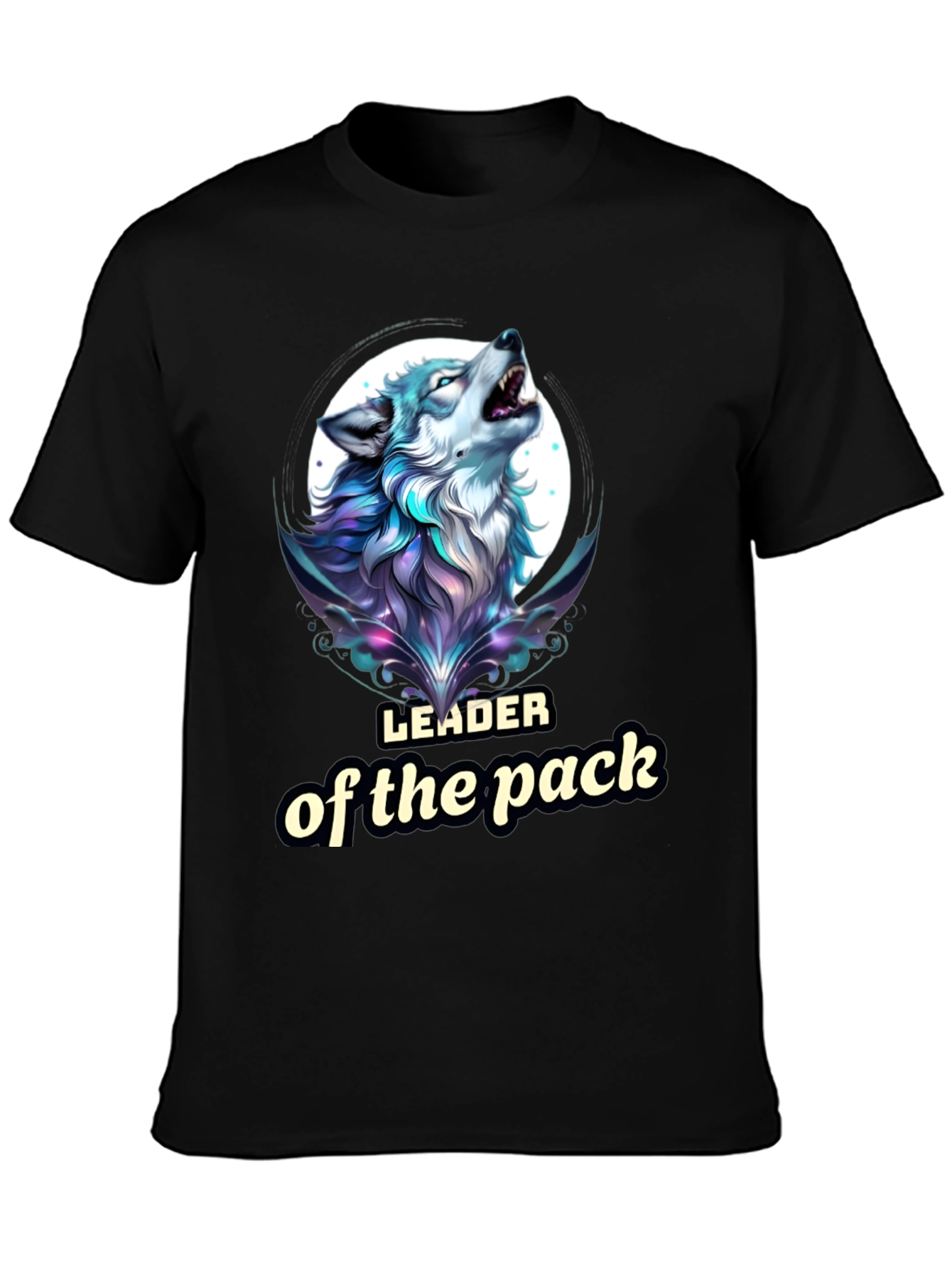 Leader of the Pack Wolf Graphic T-Shirt