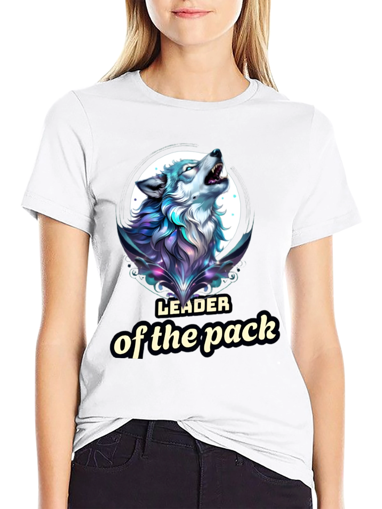 Leader of the Pack Wolf Graphic T-Shirt