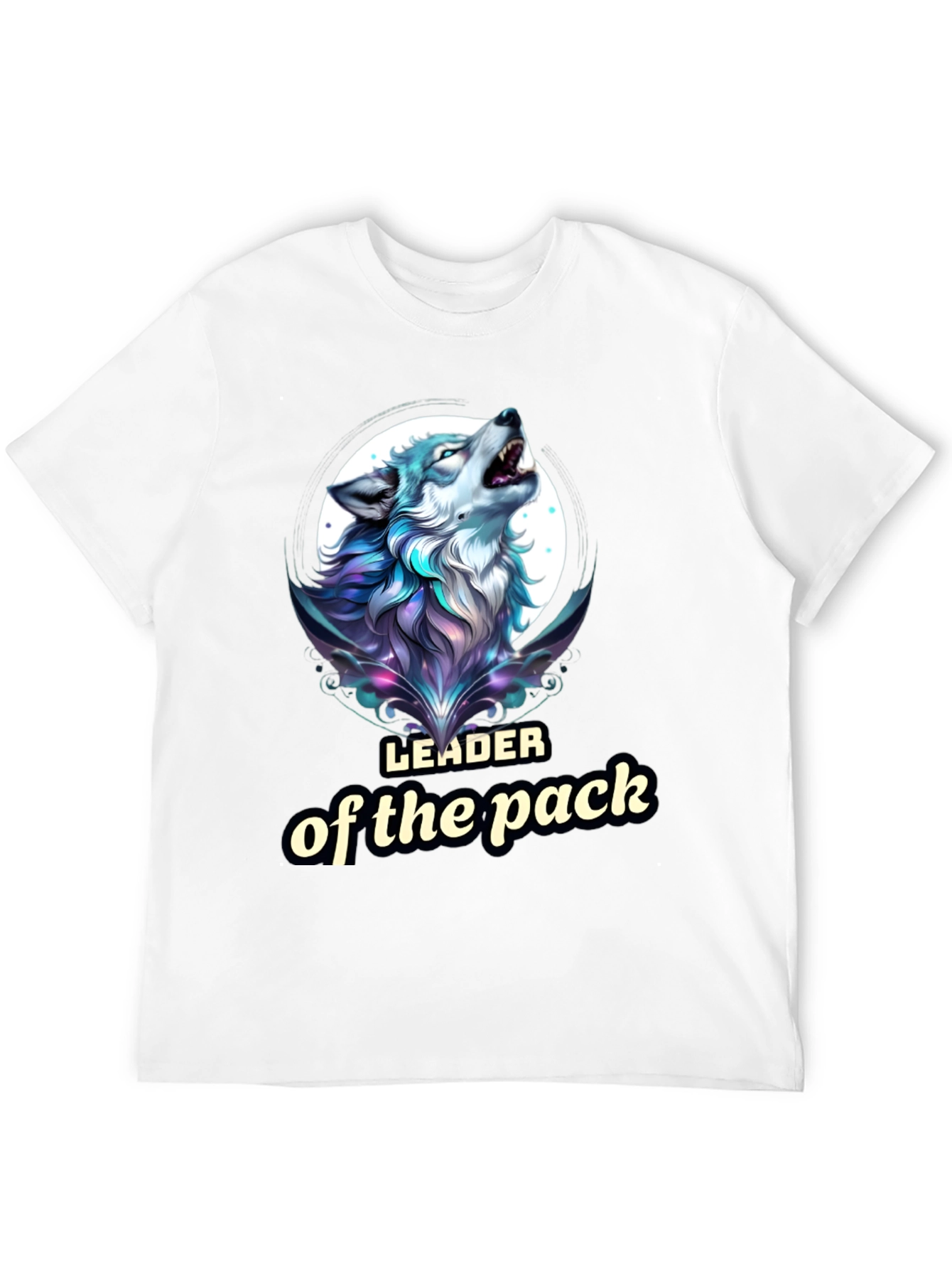 Leader of the Pack Wolf Graphic T-Shirt